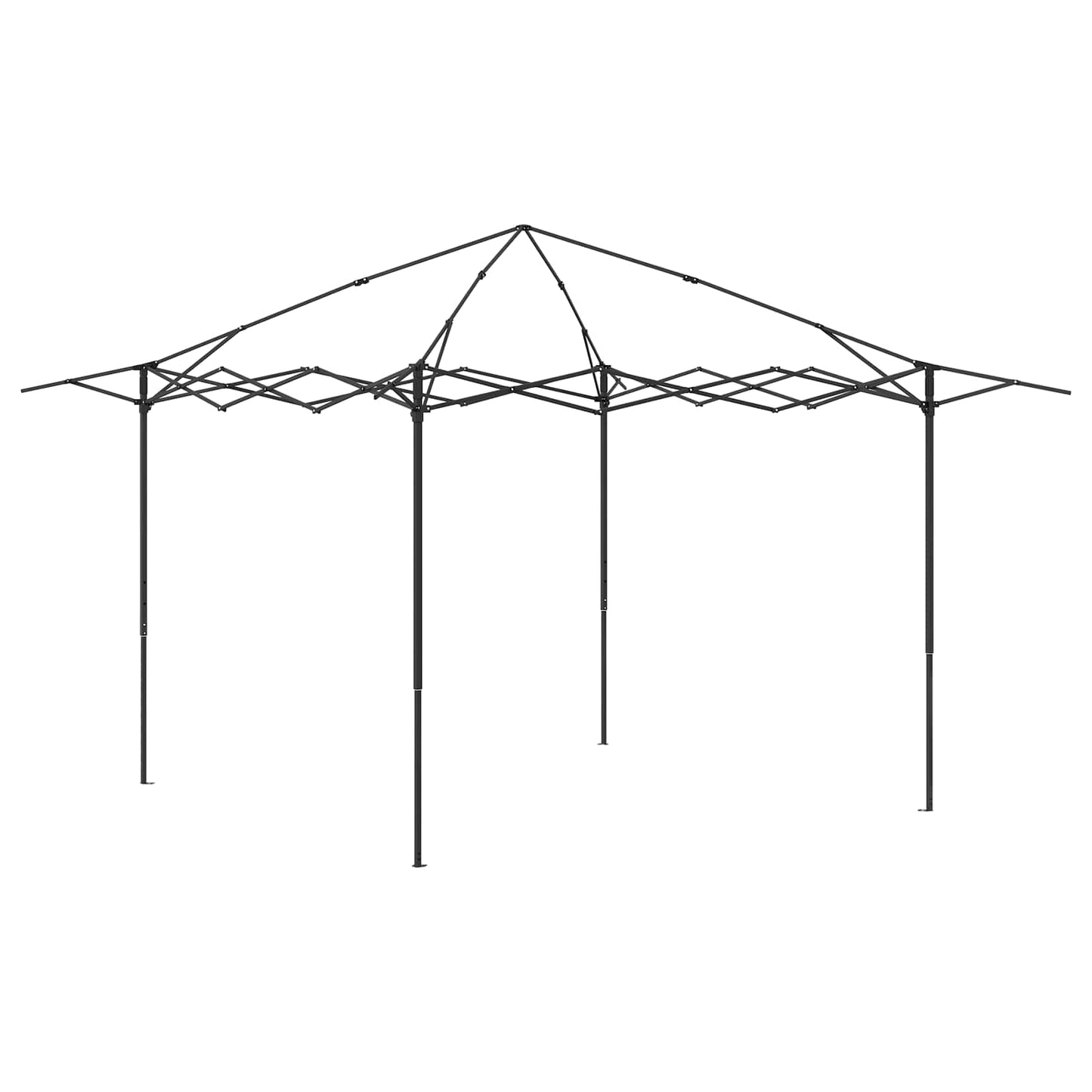 Gazebo zonder Zijwand 2,6 x 2,6 m Crème en bruin is nu te koop bij PeponiXL, paradijselijk wonen!