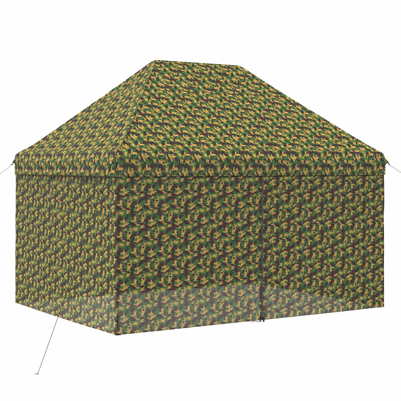 Tent met 4 Zijwanden 2,9 x 4,3 m Leger Camouflage is nu te koop bij PeponiXL, paradijselijk wonen!