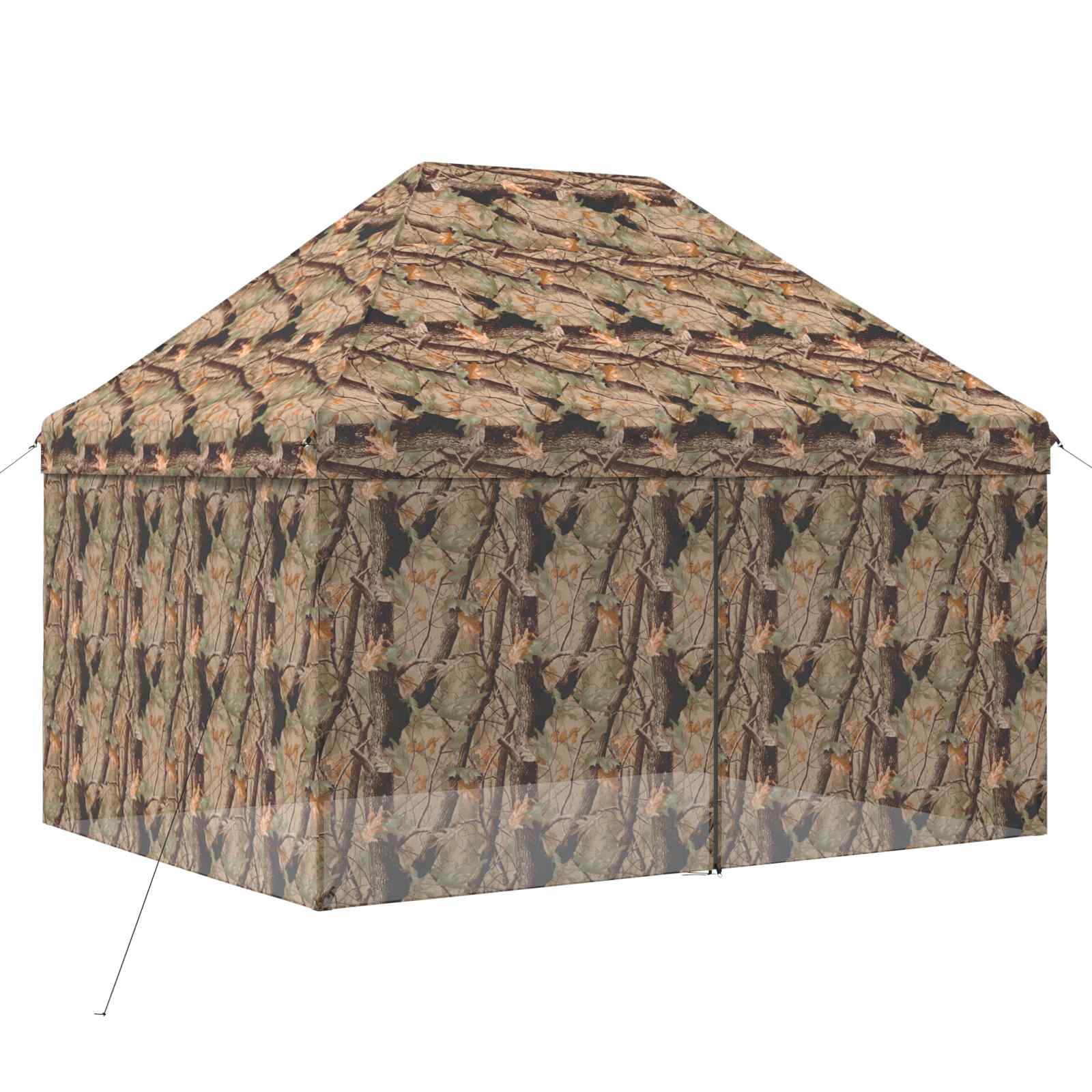 Pop-up Gazebo met 4 Zijwanden 3 x 4 m Bos Camouflage is nu te koop bij PeponiXL, paradijselijk wonen!