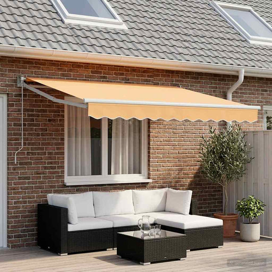 Vervangingsdoek voor zonnescherm Zand 2,5 x 2 m Polyester is nu te koop bij PeponiXL, paradijselijk wonen!