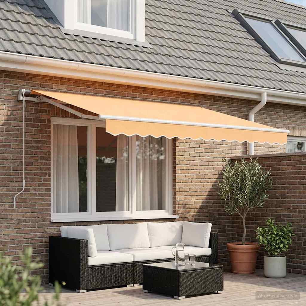 Vervangingsdoek voor zonnescherm Zand 3,5 x 2,5 m Polyester is nu te koop bij PeponiXL, paradijselijk wonen!