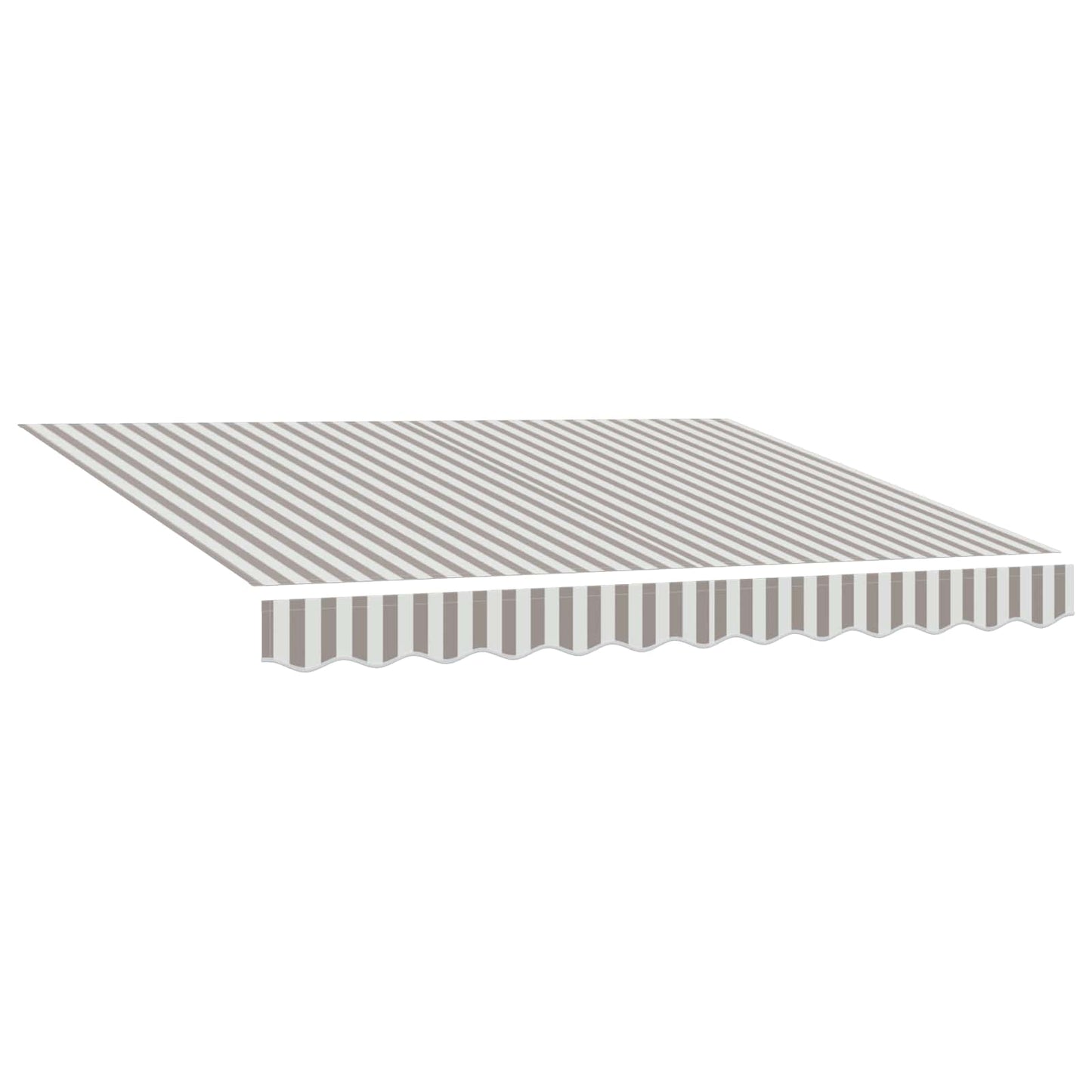 Vervangingsdoek voor zonnescherm Lichtgrijs en wit. 4 × 3,5 m is nu te koop bij PeponiXL, paradijselijk wonen!