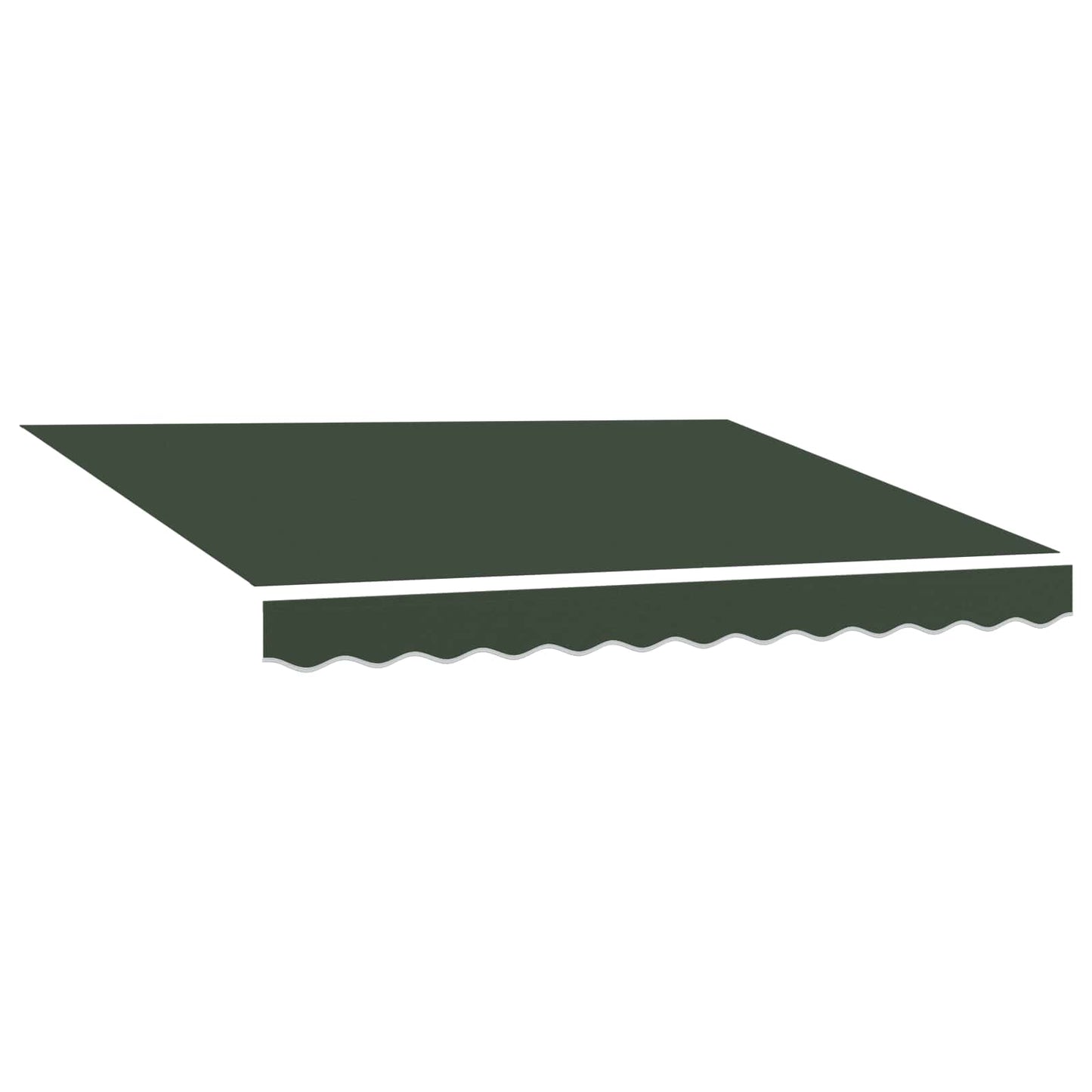 Vervangingsdoek voor zonnescherm Donkergroen 5 x 3 m Polyester