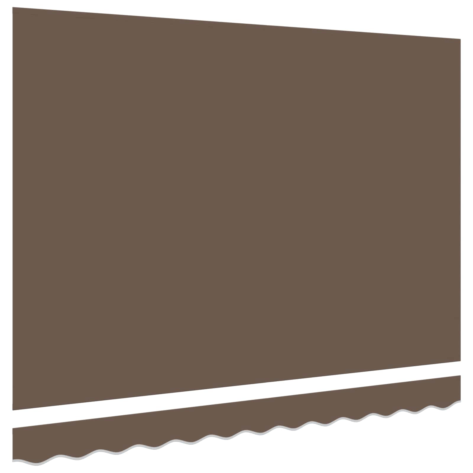 Vervangingsdoek voor zonnescherm Taupe 5 x 3 m Polyester is nu te koop bij PeponiXL, paradijselijk wonen!