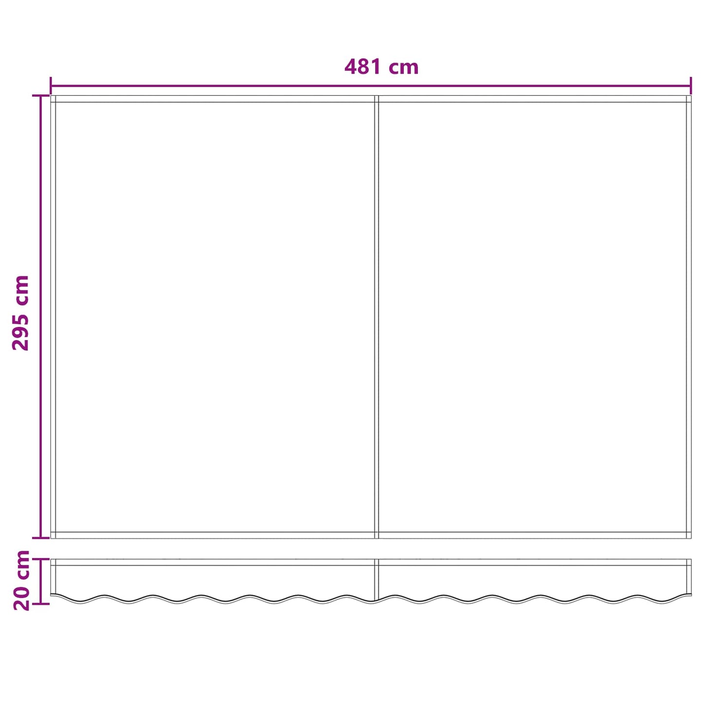 Vervangingsdoek voor zonnescherm Taupe 5 x 3 m Polyester is nu te koop bij PeponiXL, paradijselijk wonen!