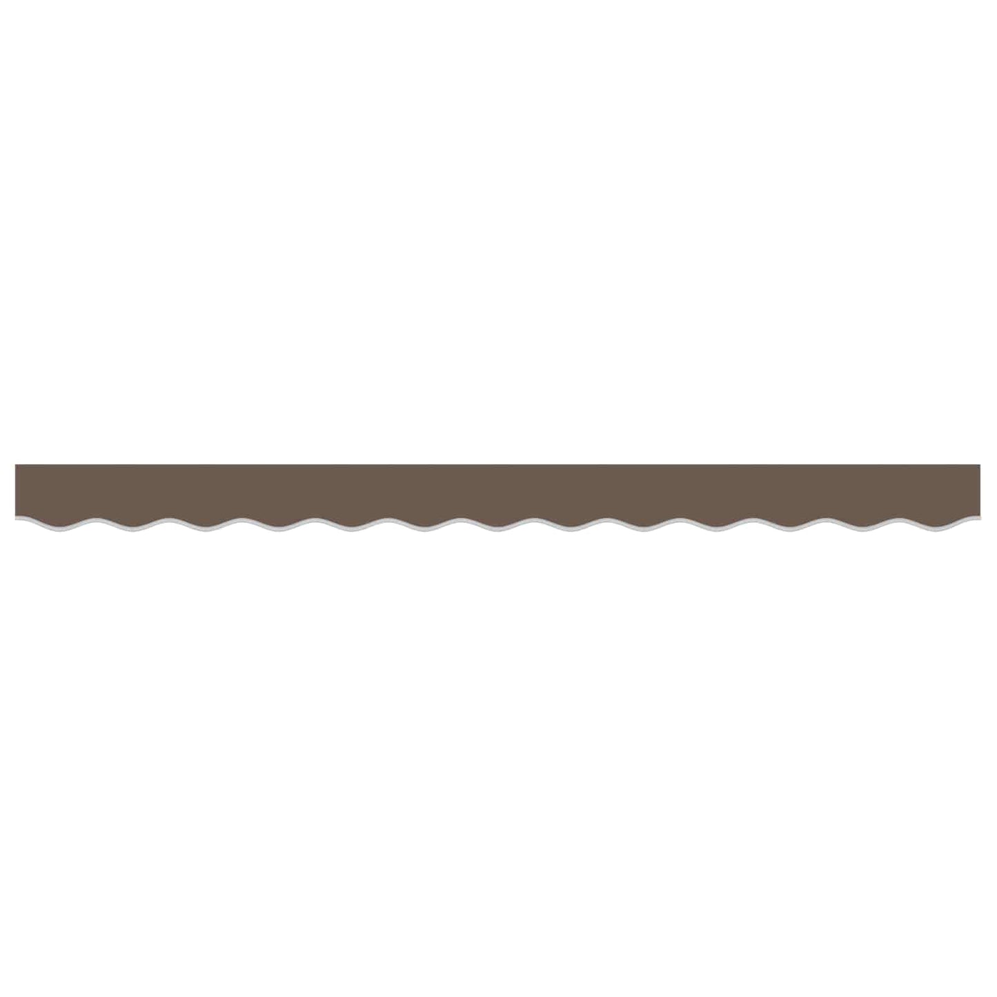Vervangende markies volant Taupe 4,5 m Polyester