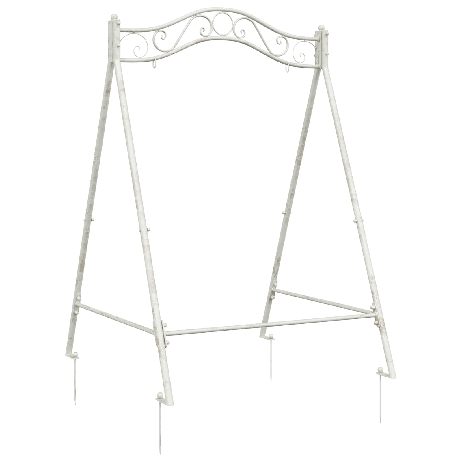 Swing Frame Antiek wit 113 x 121,5 x 168 cm Staal is nu te koop bij PeponiXL, paradijselijk wonen!