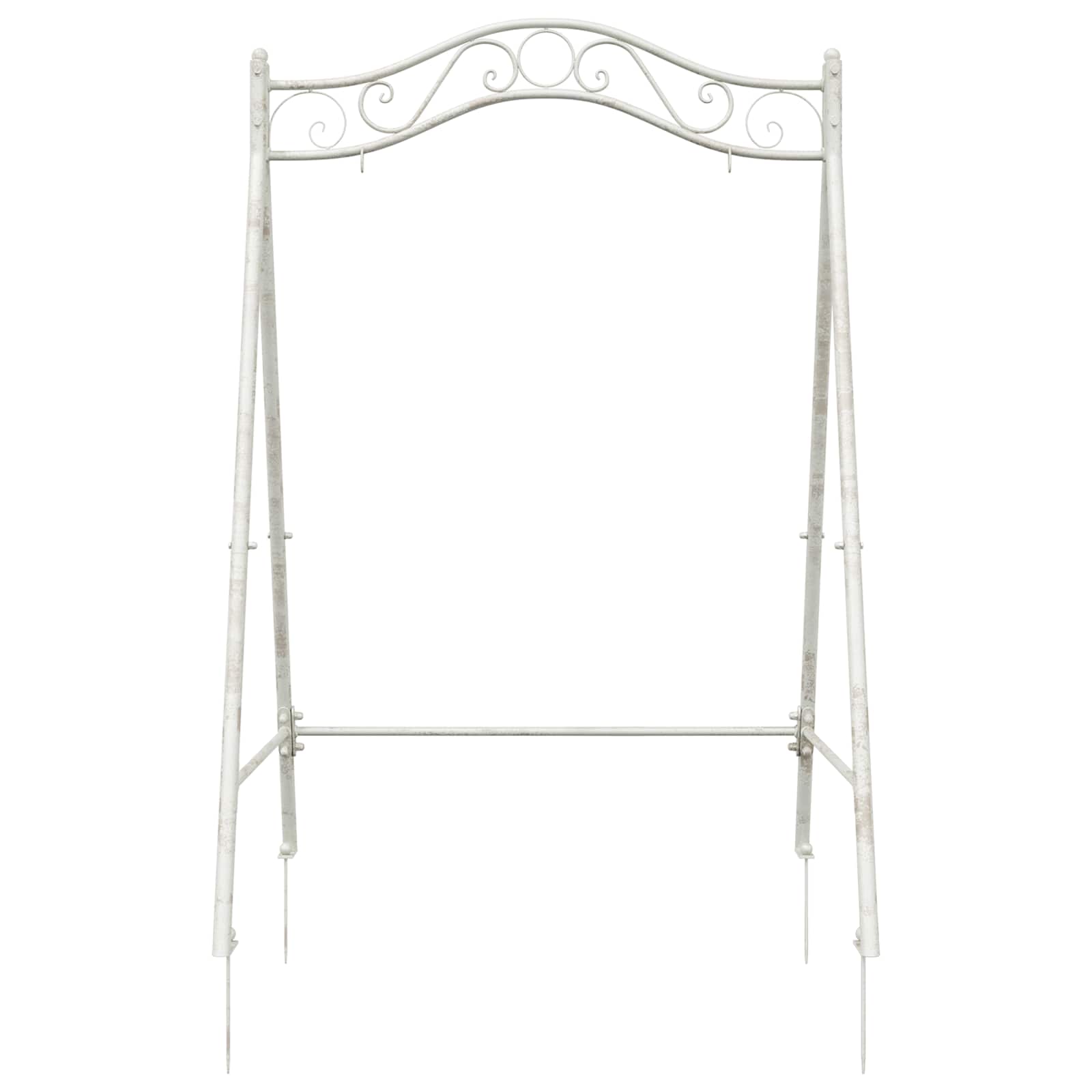 Swing Frame Antiek wit 113 x 121,5 x 168 cm Staal is nu te koop bij PeponiXL, paradijselijk wonen!