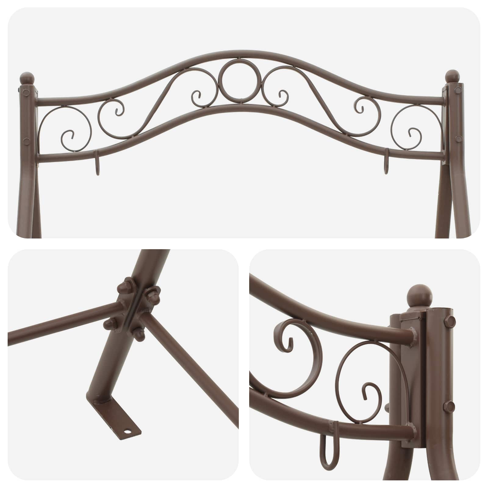 Swing Frame Antiek Bruin 113 x 121,5 x 168 cm Staal is nu te koop bij PeponiXL, paradijselijk wonen!