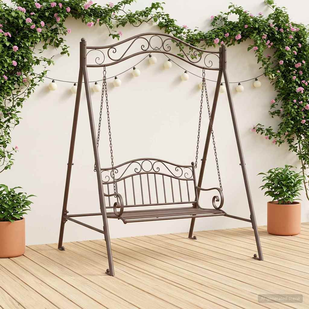 Swing Frame Antiek Bruin 113 x 121,5 x 168 cm Staal is nu te koop bij PeponiXL, paradijselijk wonen!