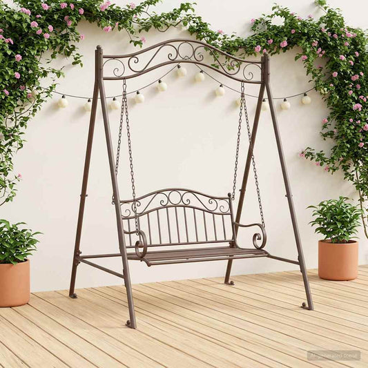 Swing Frame Antiek Bruin 113 x 121,5 x 168 cm Staal is nu te koop bij PeponiXL, paradijselijk wonen!