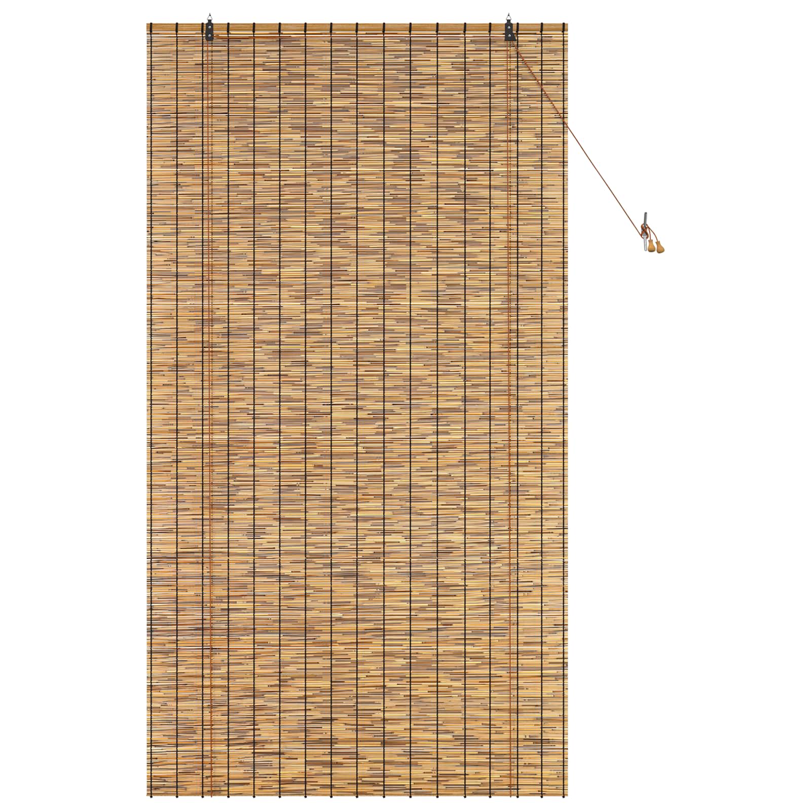 Rolgordijn Bruin 120 x 220 cm Riet is nu te koop bij PeponiXL, paradijselijk wonen!
