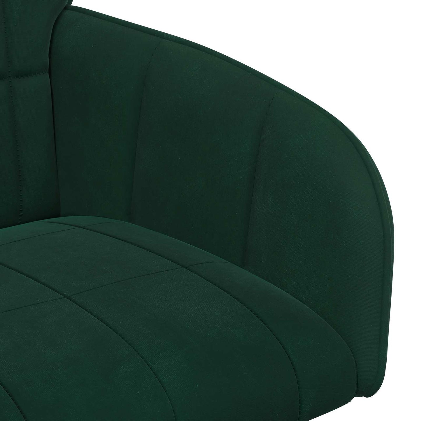 Eettafelstoelen 2 pcs fluweel Donkergroen 57 x 50 x 85 cm is nu te koop bij PeponiXL, paradijselijk wonen!