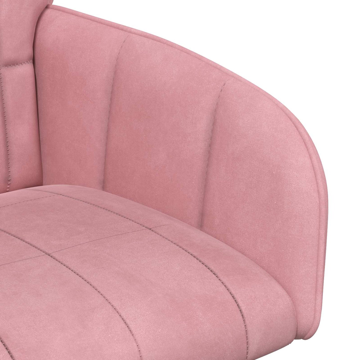 Eettafelstoelen 2 pcs fluweel Roze 57 x 50 x 85 cm is nu te koop bij PeponiXL, paradijselijk wonen!