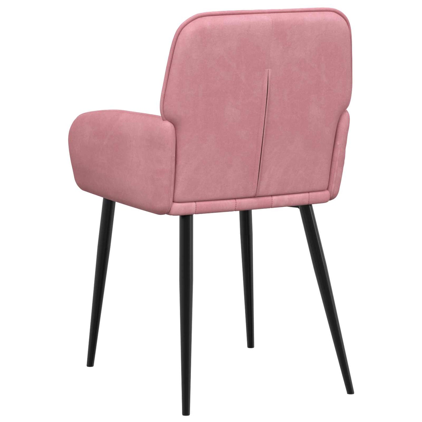 Eettafelstoelen 2 pcs fluweel Roze 57 x 50 x 85 cm is nu te koop bij PeponiXL, paradijselijk wonen!