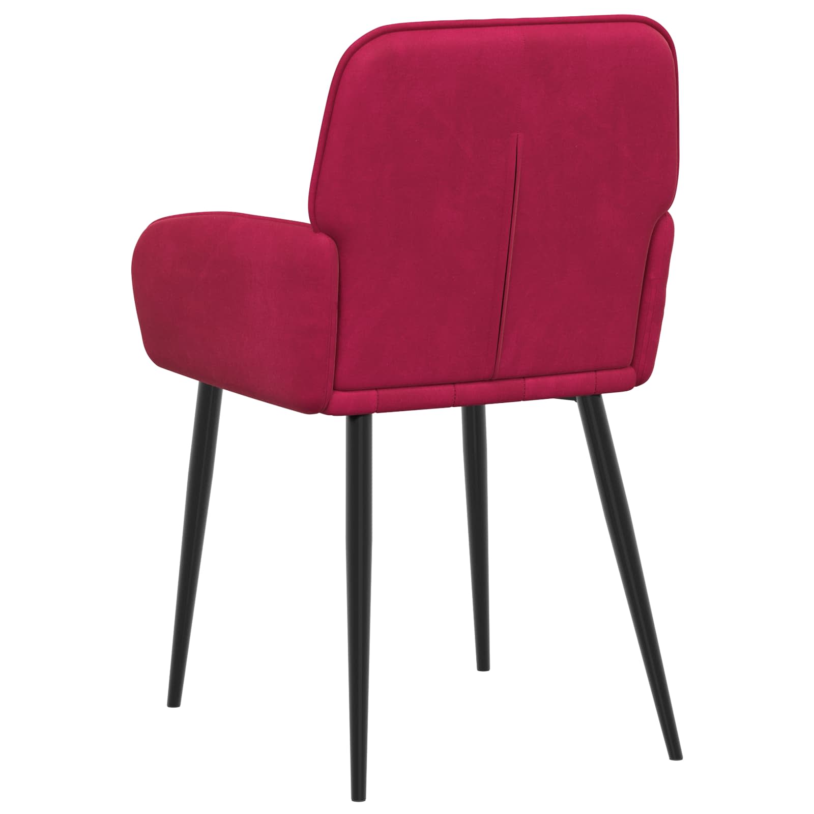 Eettafelstoelen 2 pcs fluweel Wijnrood 57 x 50 x 85 cm is nu te koop bij PeponiXL, paradijselijk wonen!