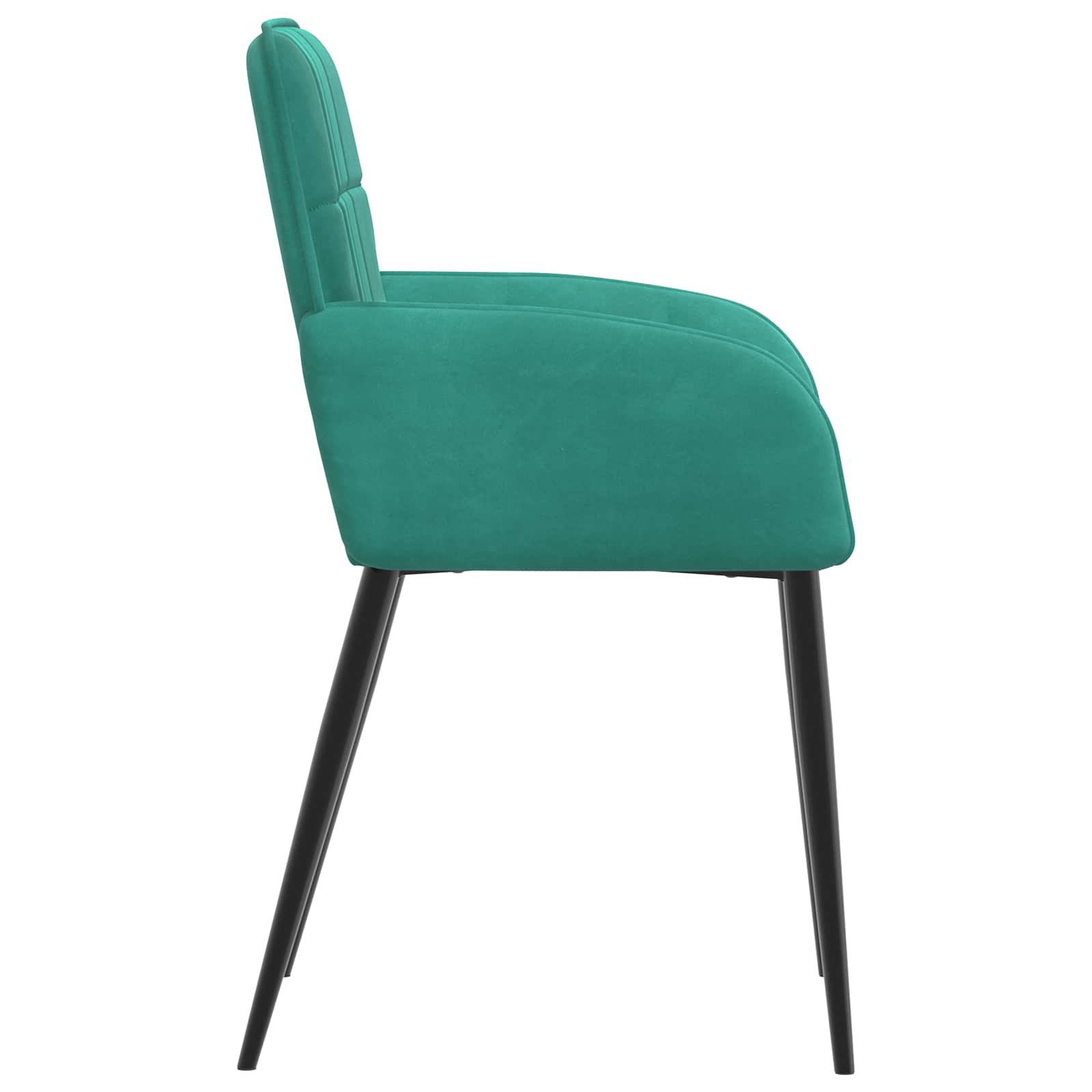 Eettafelstoelen 2 pcs fluweel Turquoise 57 x 50 x 85 cm is nu te koop bij PeponiXL, paradijselijk wonen!
