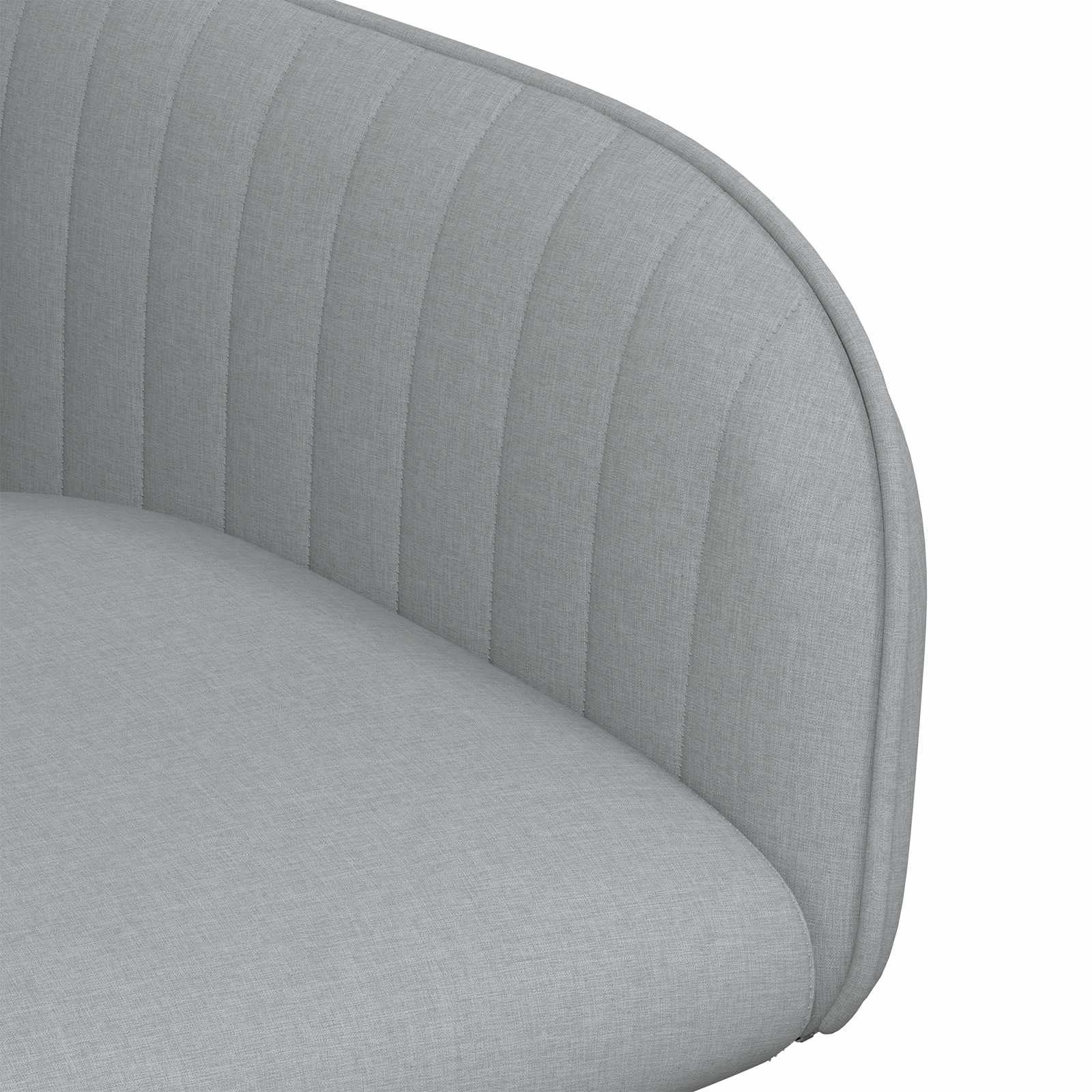 Eettafelstoelen 2 pcs Stof Lichtgrijs 56,5 x 50 x 87,5 cm is nu te koop bij PeponiXL, paradijselijk wonen!