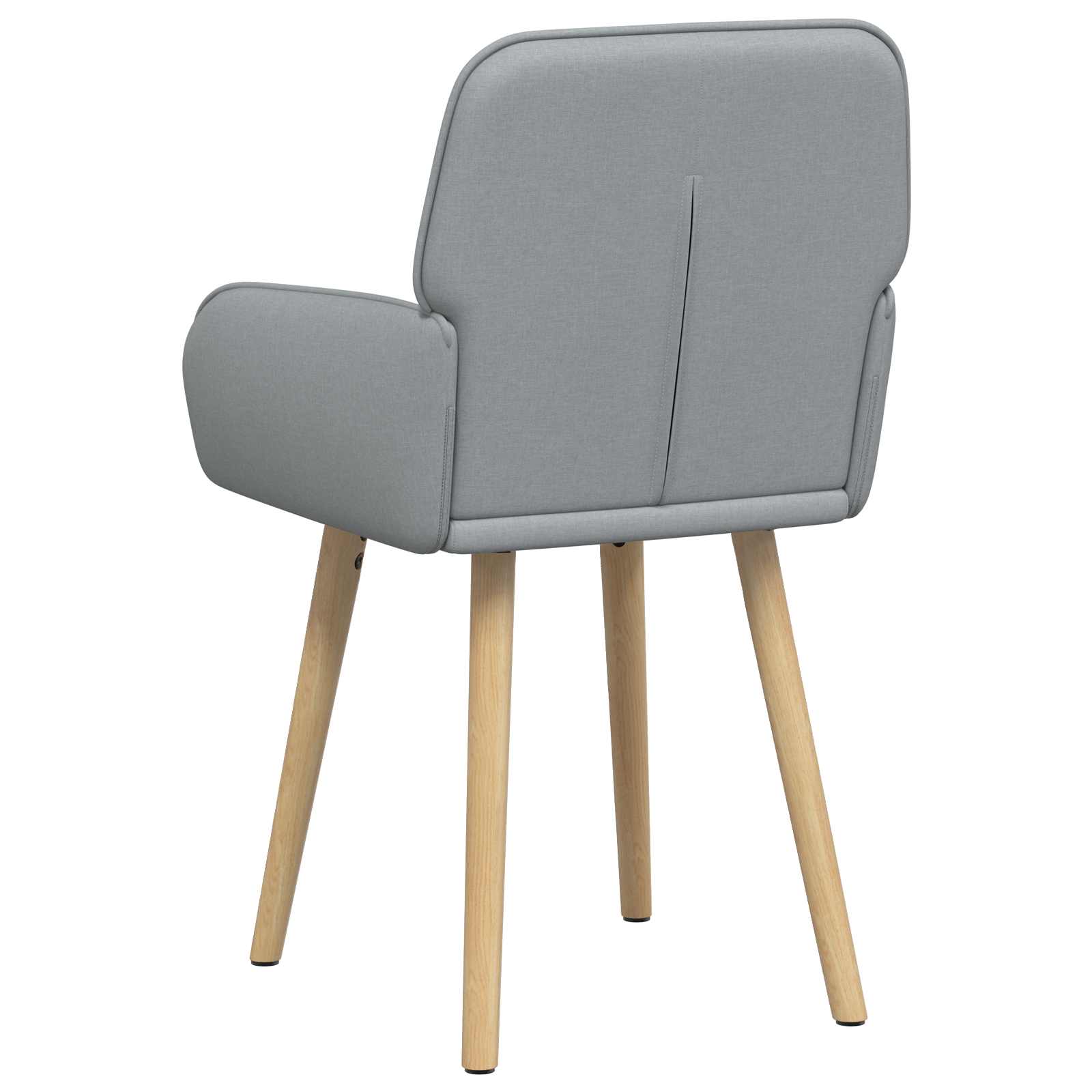 Eettafelstoelen 2 pcs Stof Lichtgrijs 56,5 x 50 x 87,5 cm is nu te koop bij PeponiXL, paradijselijk wonen!