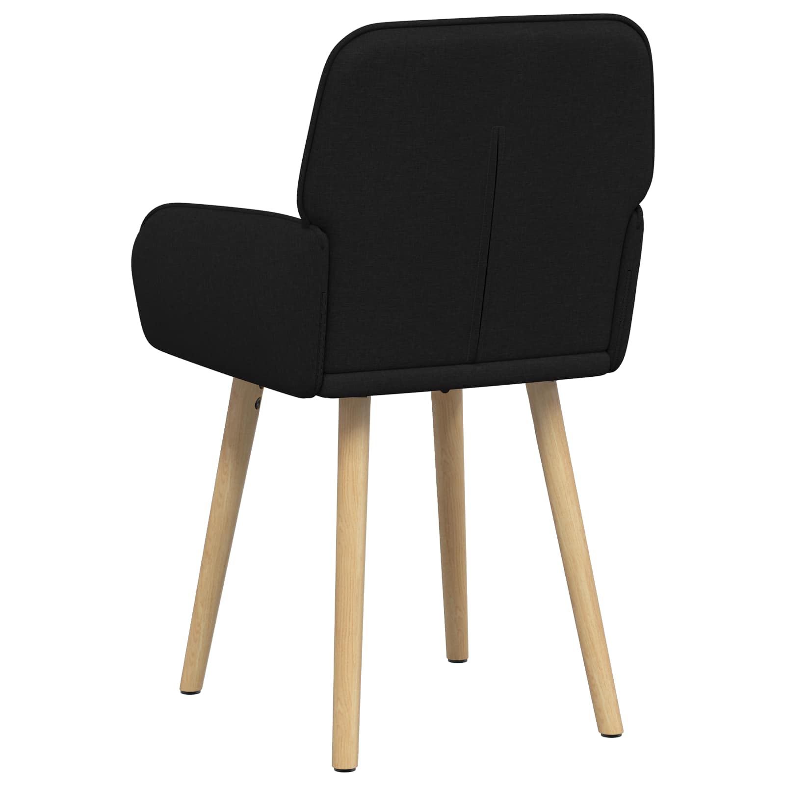 Eettafelstoelen 2 pcs Stof Zwart 56,5 x 50 x 87,5 cm is nu te koop bij PeponiXL, paradijselijk wonen!