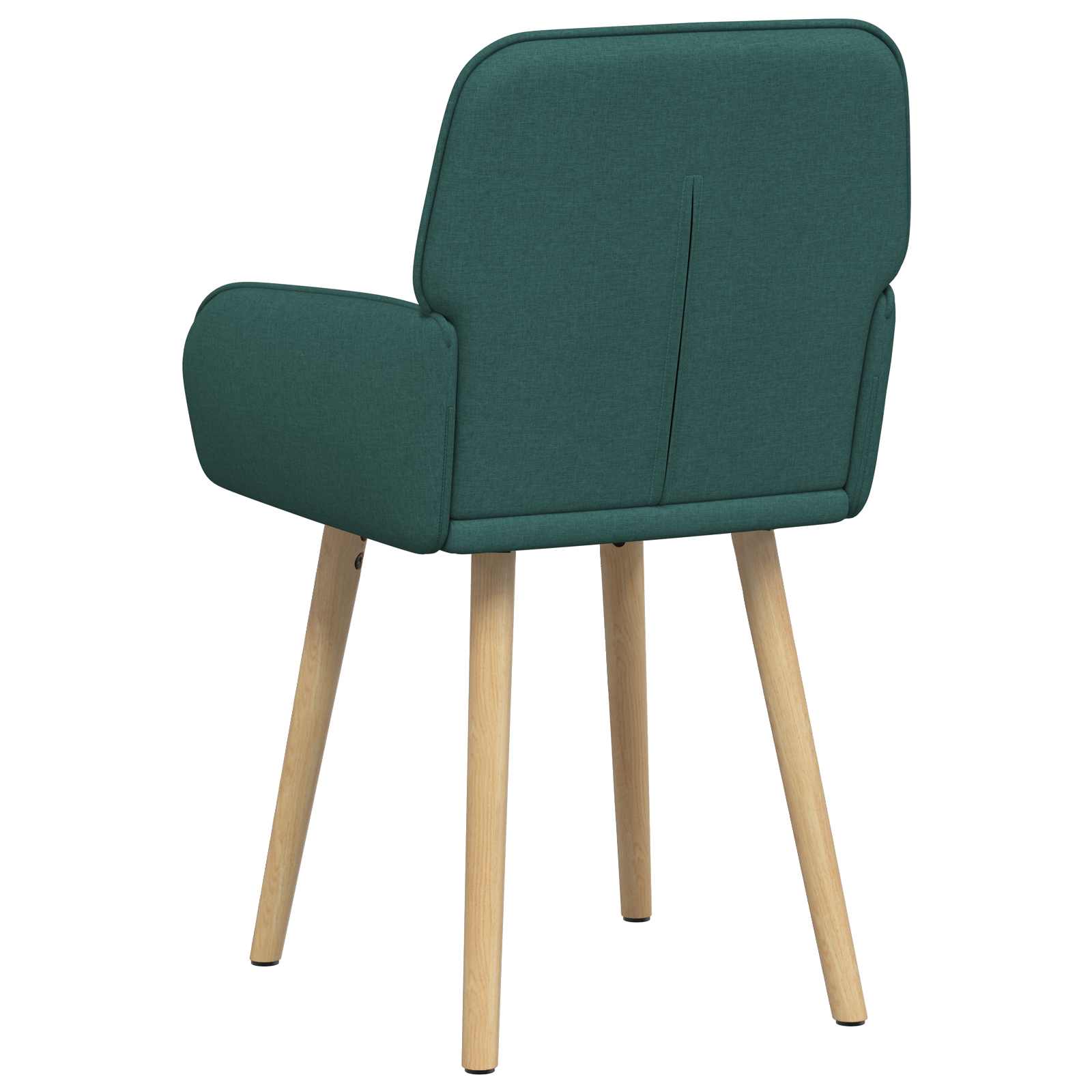 Eettafelstoelen 2 pcs Stof Donkergroen 56,5 x 50 x 87,5 cm is nu te koop bij PeponiXL, paradijselijk wonen!