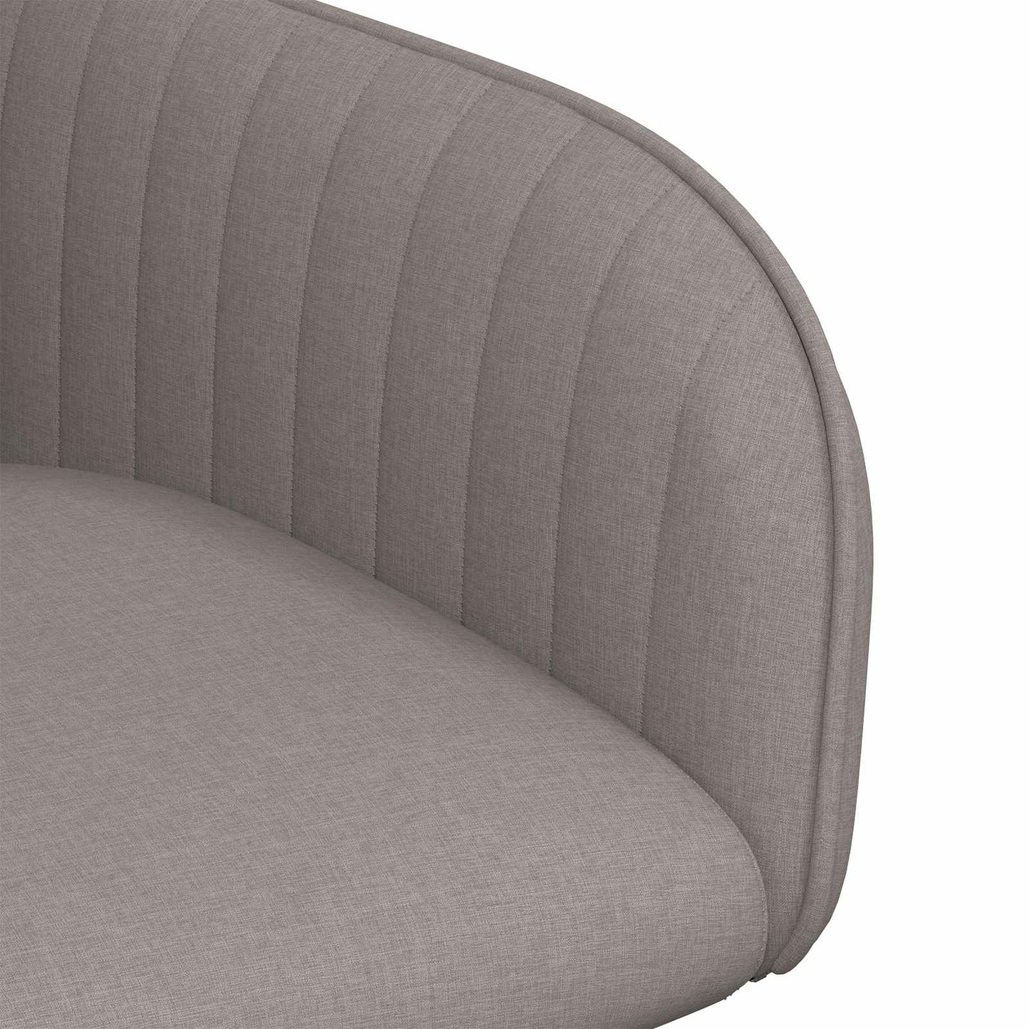 Eettafelstoelen 2 pcs Stof Taupe 56,5 x 50 x 87,5 cm is nu te koop bij PeponiXL, paradijselijk wonen!