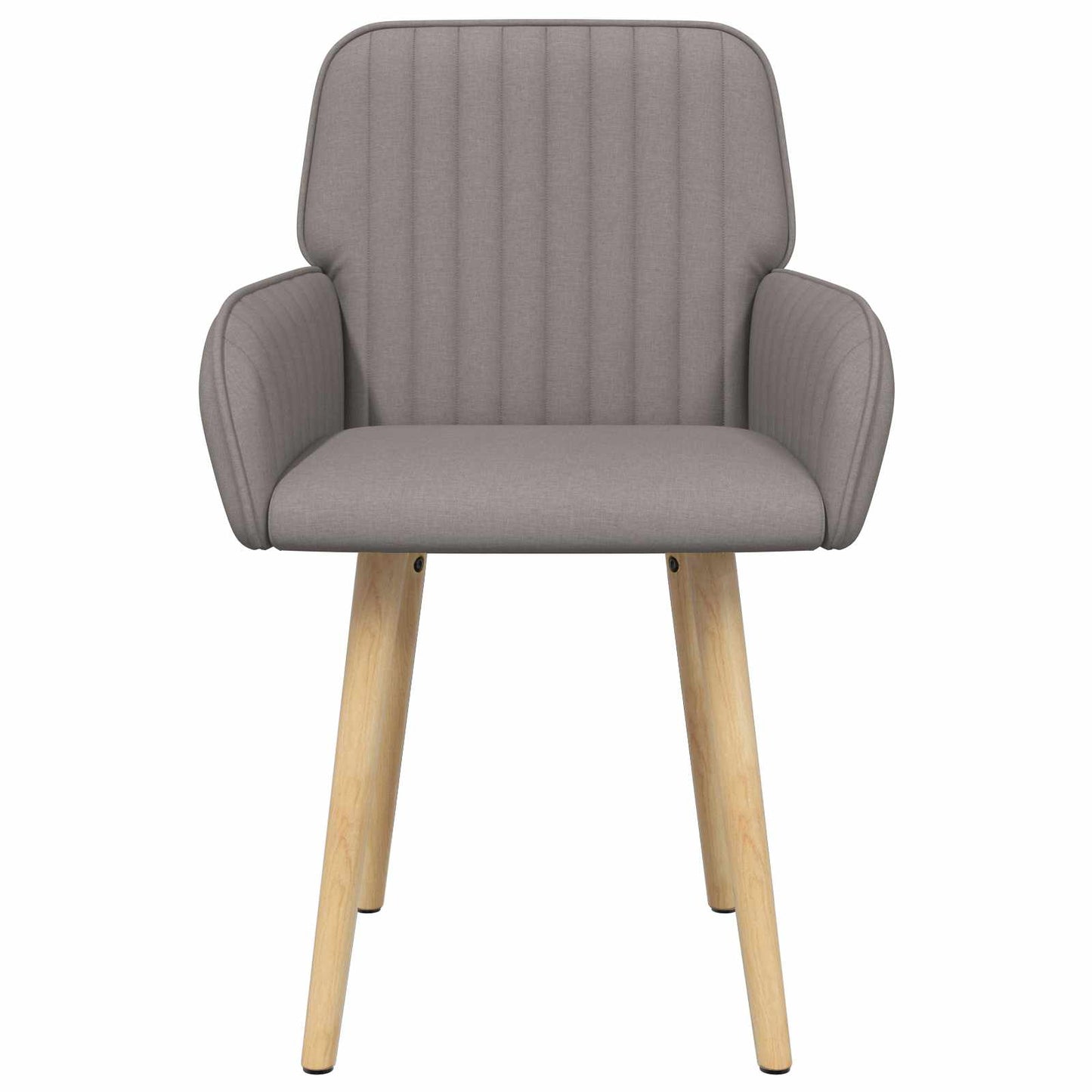 Eettafelstoelen 2 pcs Stof Taupe 56,5 x 50 x 87,5 cm is nu te koop bij PeponiXL, paradijselijk wonen!
