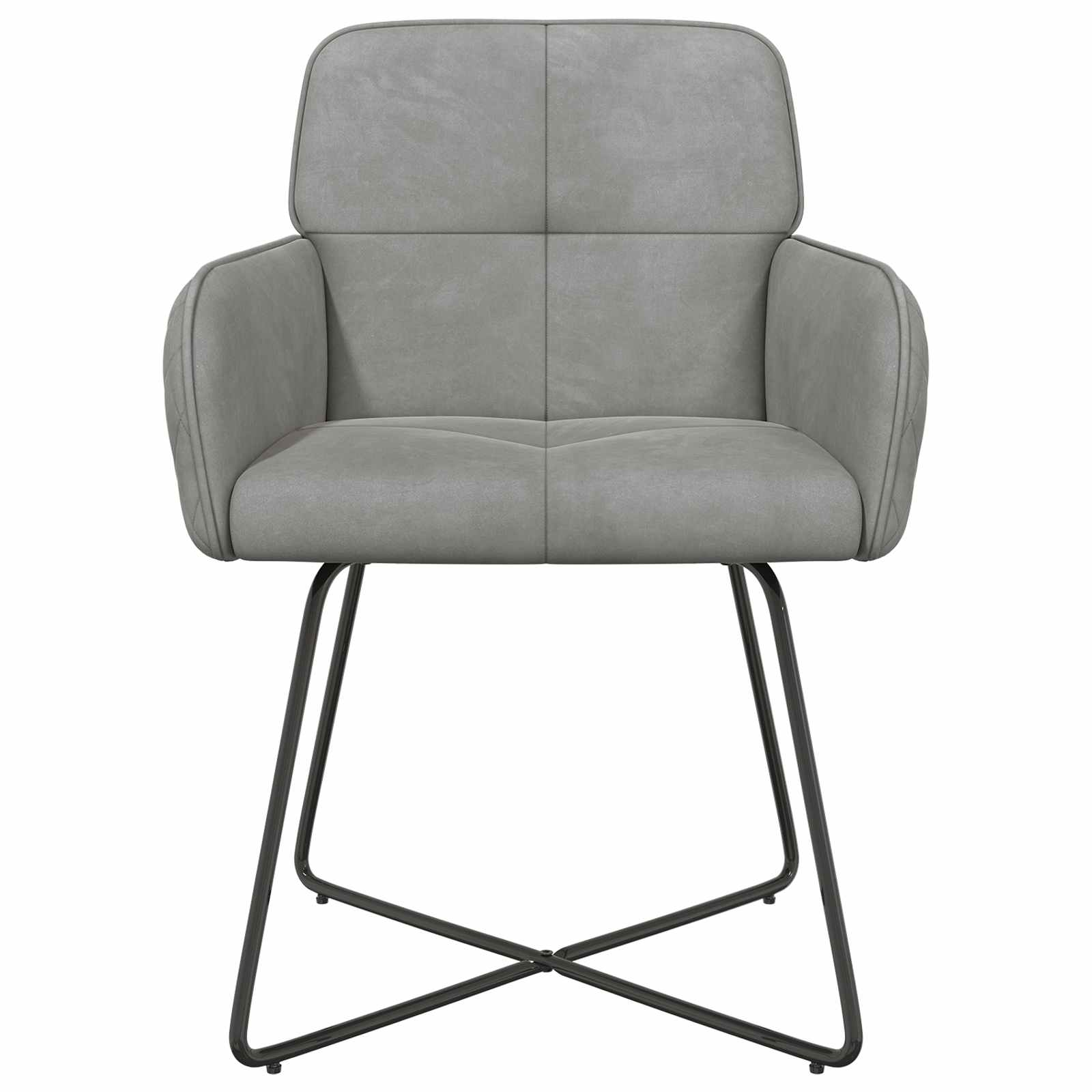 Eettafelstoelen 2 pcs fluweel Lichtgrijs 59 x 56,5 x 86 cm is nu te koop bij PeponiXL, paradijselijk wonen!