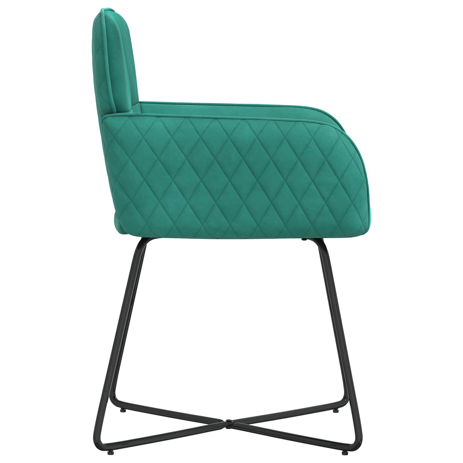 Eettafelstoelen 2 pcs fluweel Turquoise 59 x 56,5 x 86 cm is nu te koop bij PeponiXL, paradijselijk wonen!