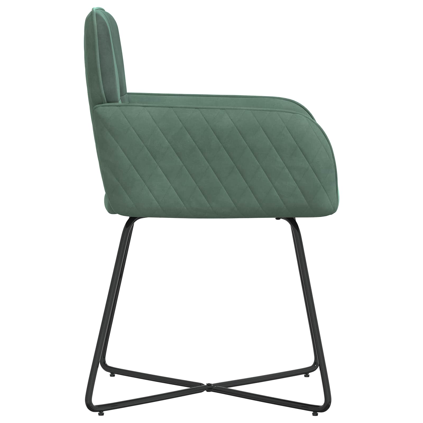 Eettafelstoelen 2 pcs fluweel Zeegroen 59 x 56,5 x 86 cm is nu te koop bij PeponiXL, paradijselijk wonen!