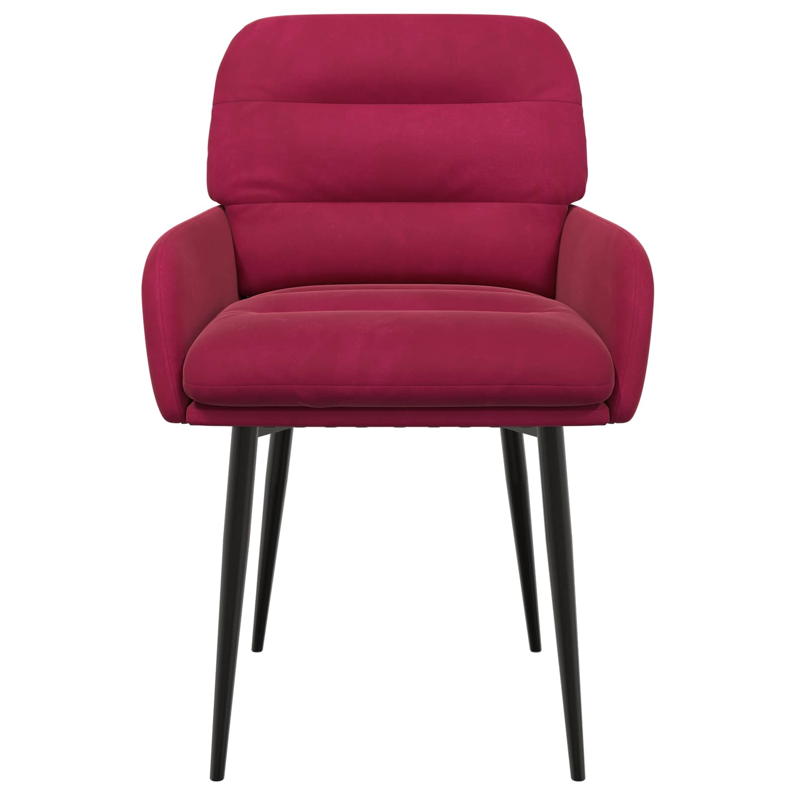 Eettafelstoelen 2 pcs fluweel Wijnrood 59 x 59,5 x 90 cm is nu te koop bij PeponiXL, paradijselijk wonen!