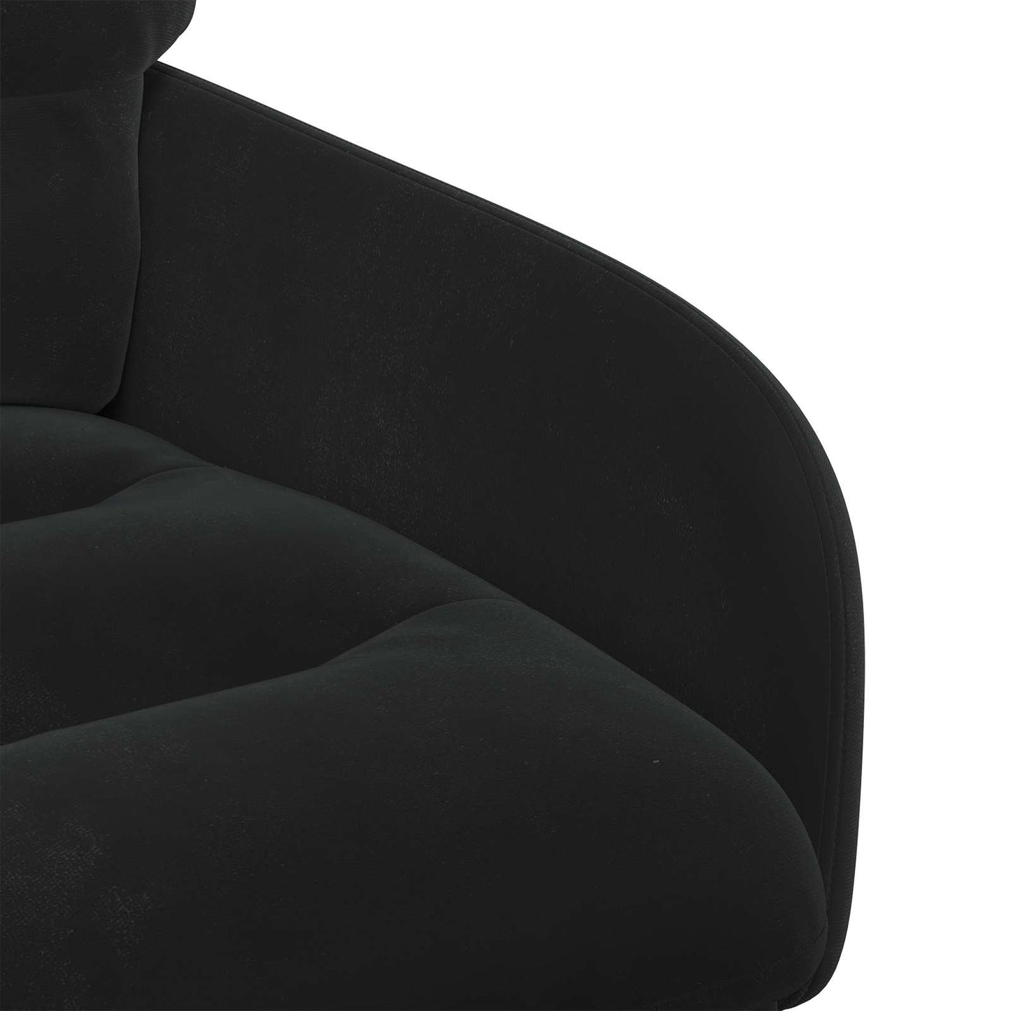 Eettafelstoelen 2 pcs fluweel Zwart 59 x 59,5 x 90 cm is nu te koop bij PeponiXL, paradijselijk wonen!