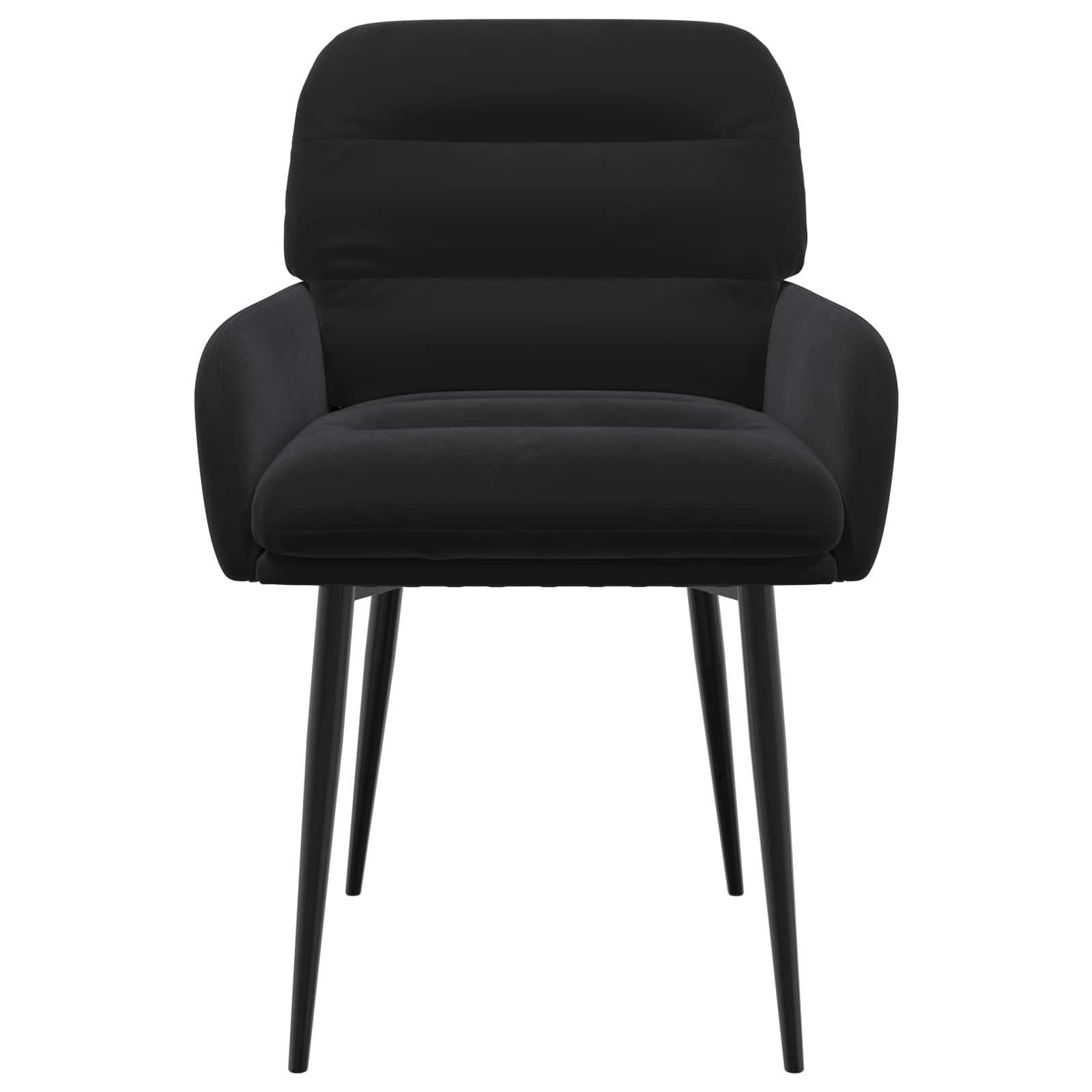 Eettafelstoelen 2 pcs fluweel Zwart 59 x 59,5 x 90 cm is nu te koop bij PeponiXL, paradijselijk wonen!
