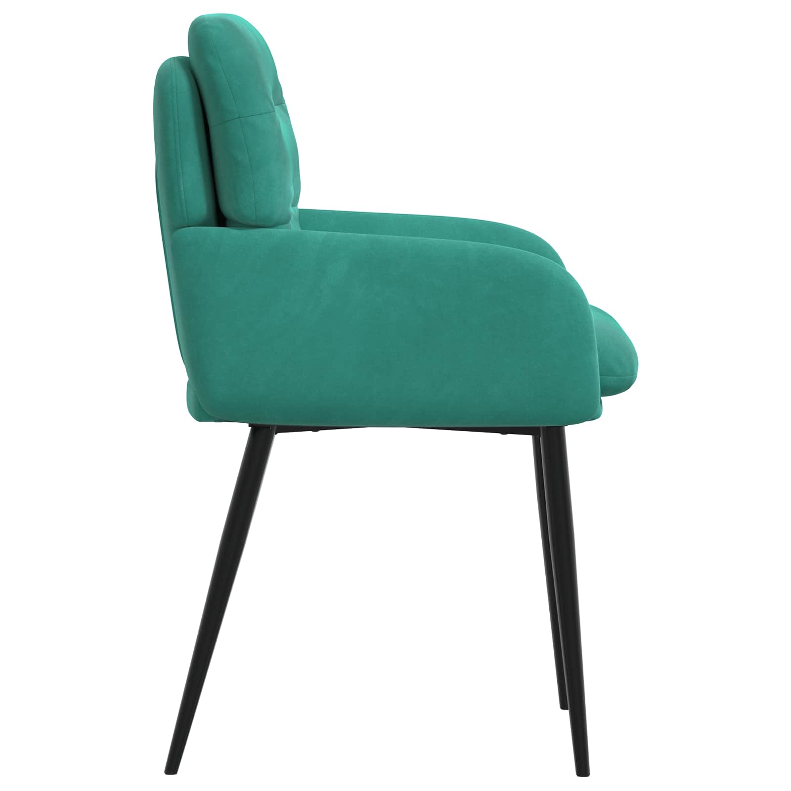 Eettafelstoelen 2 pcs fluweel Turquoise 59 x 59,5 x 90 cm is nu te koop bij PeponiXL, paradijselijk wonen!