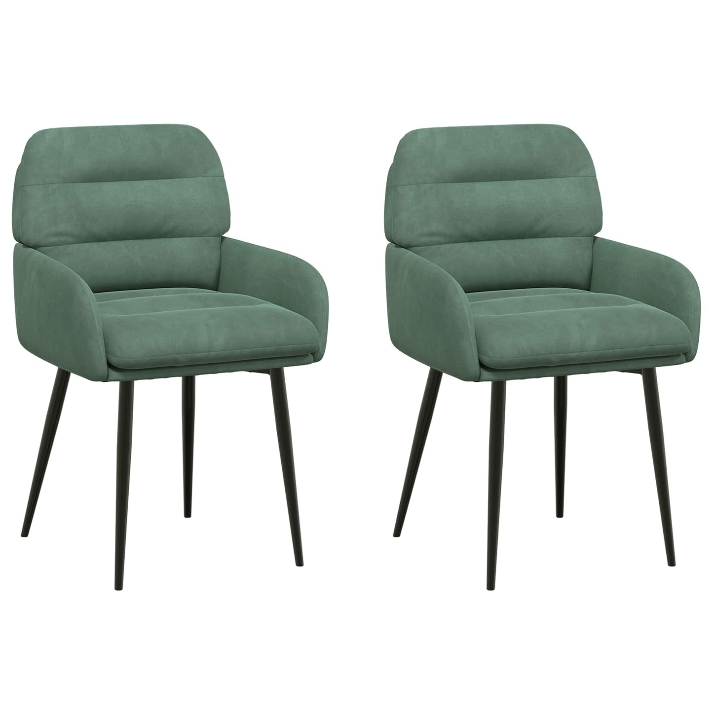 Eettafelstoelen 2 pcs fluweel Zeegroen 59 x 59,5 x 90 cm is nu te koop bij PeponiXL, paradijselijk wonen!
