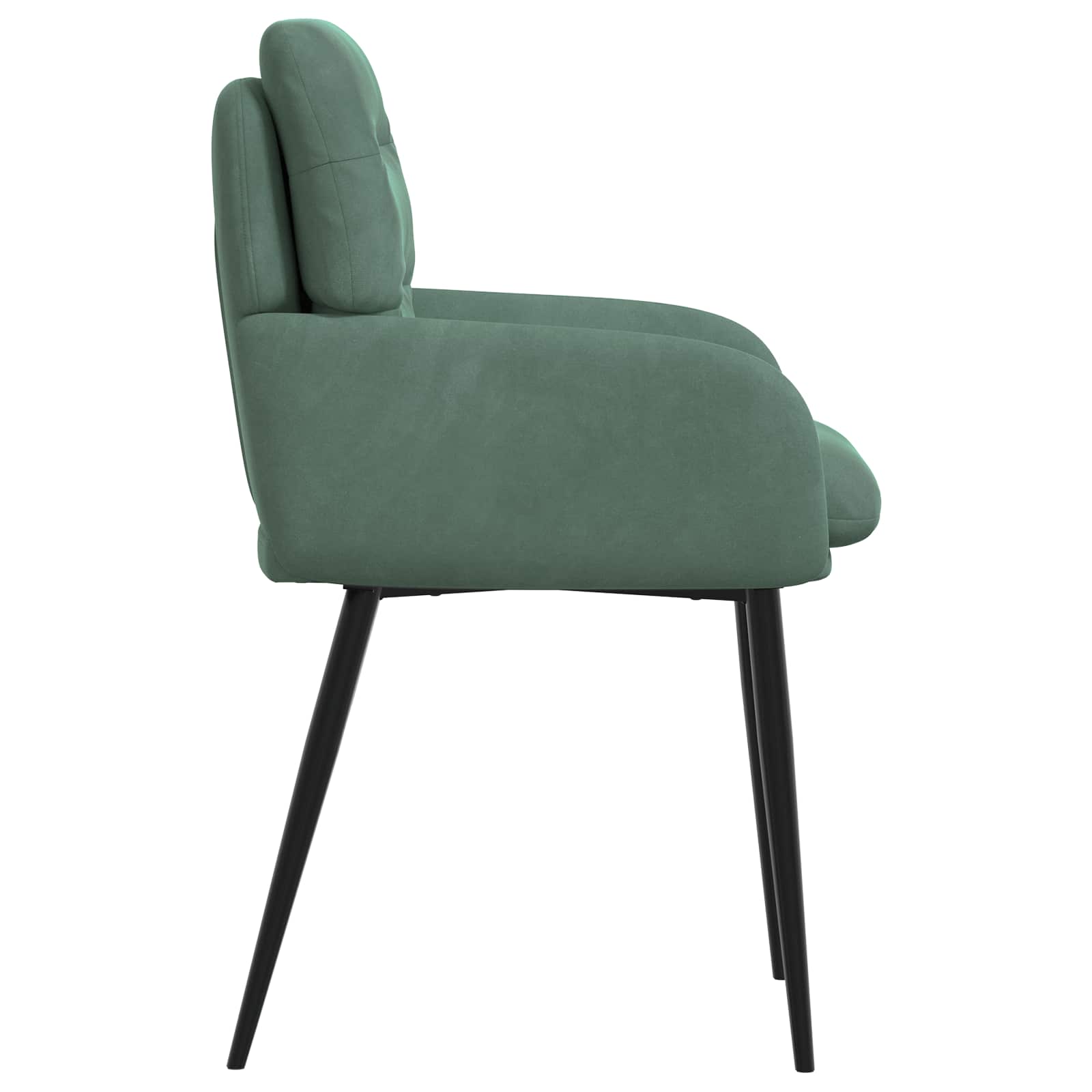 Eettafelstoelen 2 pcs fluweel Zeegroen 59 x 59,5 x 90 cm is nu te koop bij PeponiXL, paradijselijk wonen!