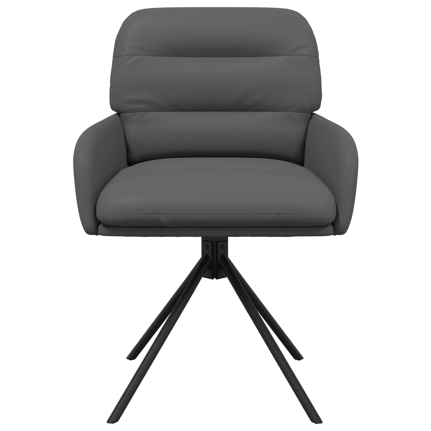 Draai Eetstoelen 2 pcs Kunstleer Grijs 59 x 59,5 x 90 cm is nu te koop bij PeponiXL, paradijselijk wonen!