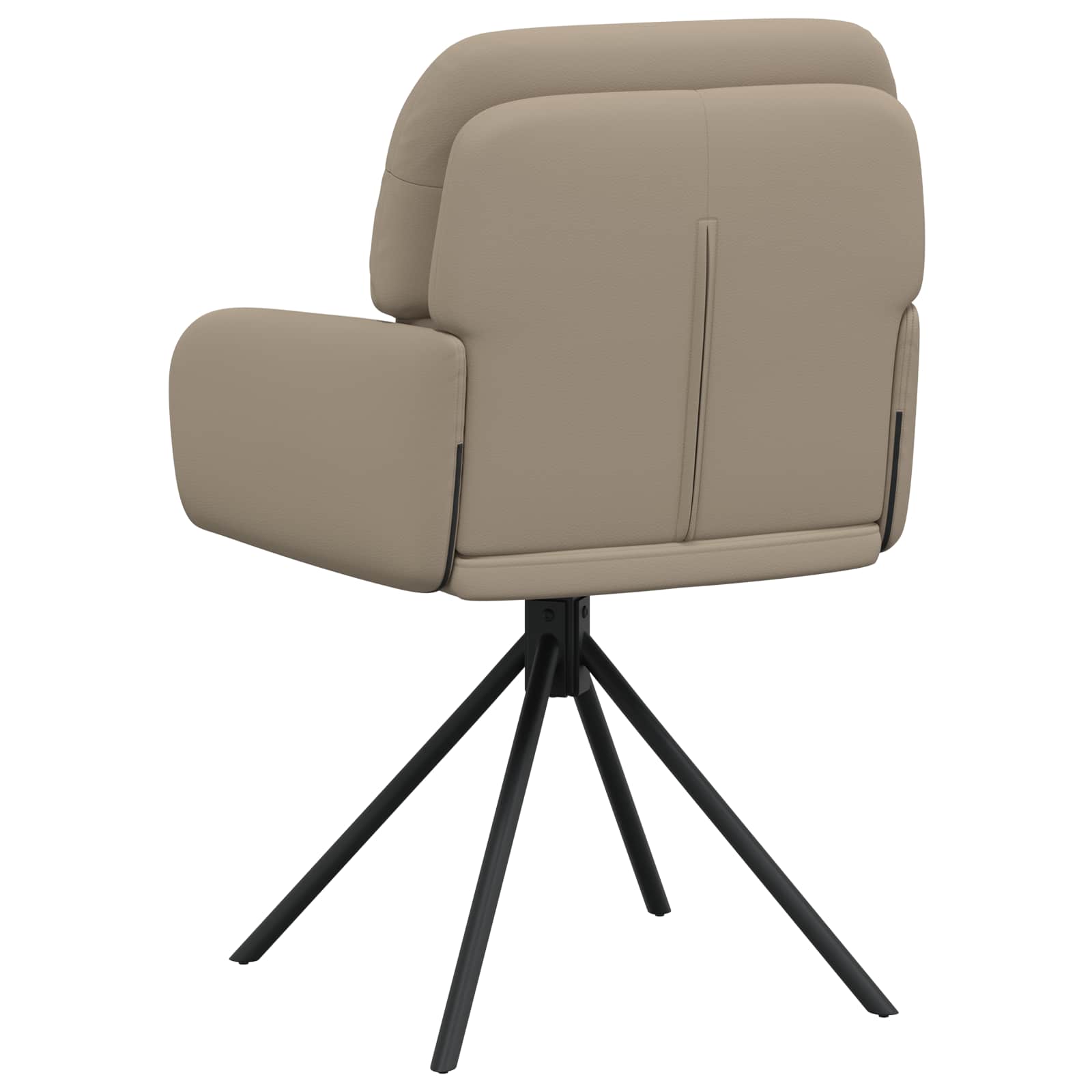 Draai Eetstoelen 2 pcs Kunstleer Cappuccino 59x59,5x90cm is nu te koop bij PeponiXL, paradijselijk wonen!