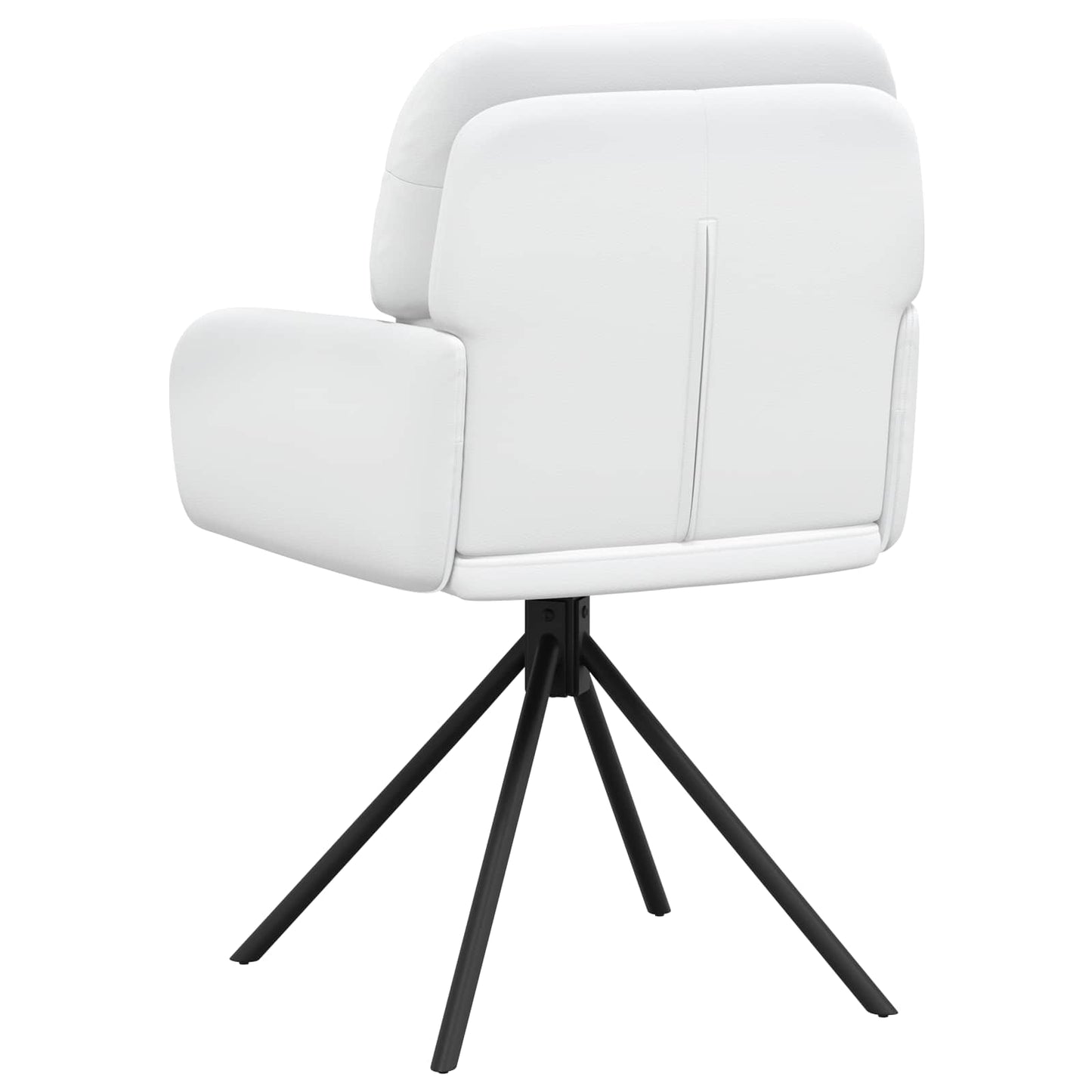 Draai Eetstoelen 2 pcs Kunstleer Wit 59 x 59,5 x 90 cm is nu te koop bij PeponiXL, paradijselijk wonen!