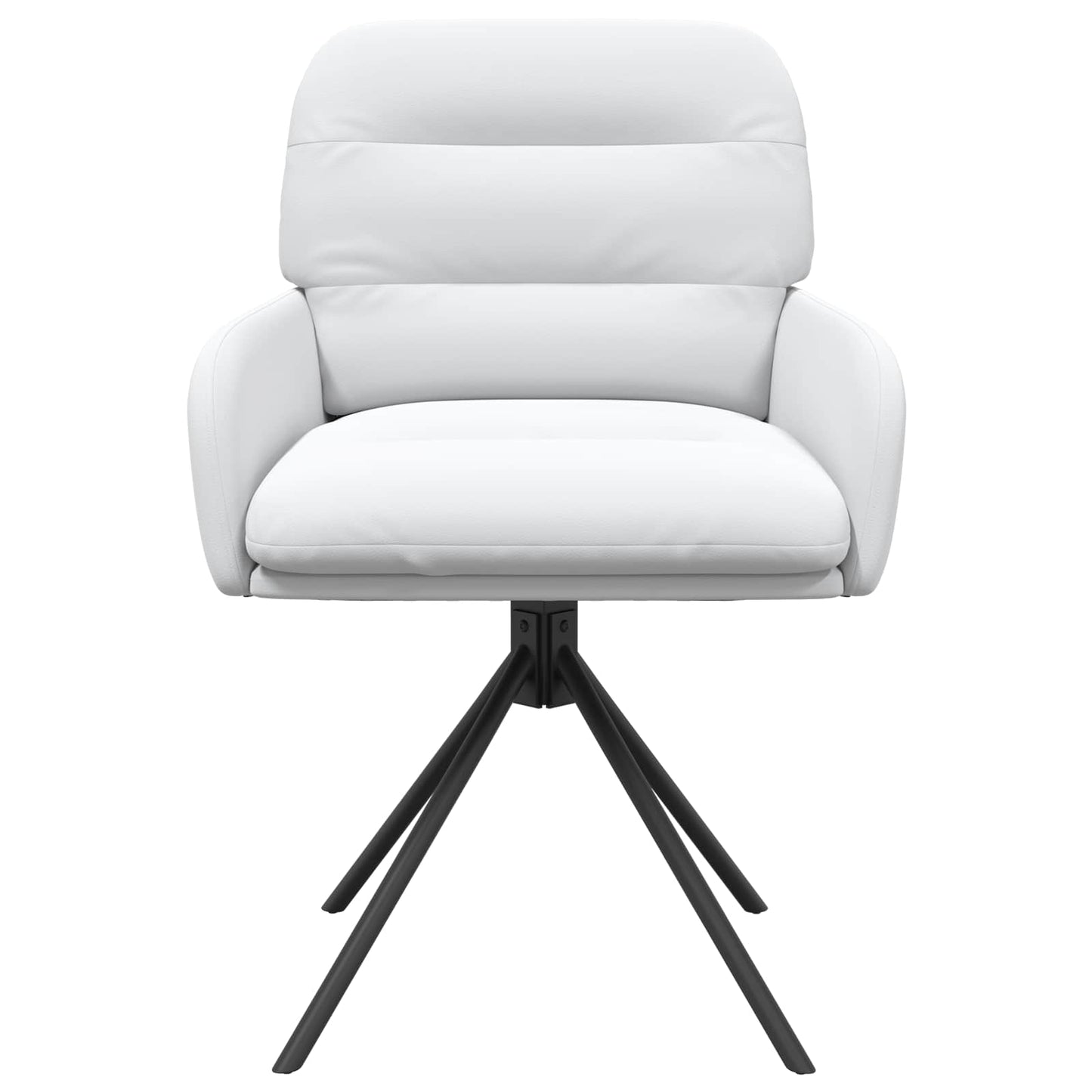 Draai Eetstoelen 2 pcs Kunstleer Wit 59 x 59,5 x 90 cm is nu te koop bij PeponiXL, paradijselijk wonen!