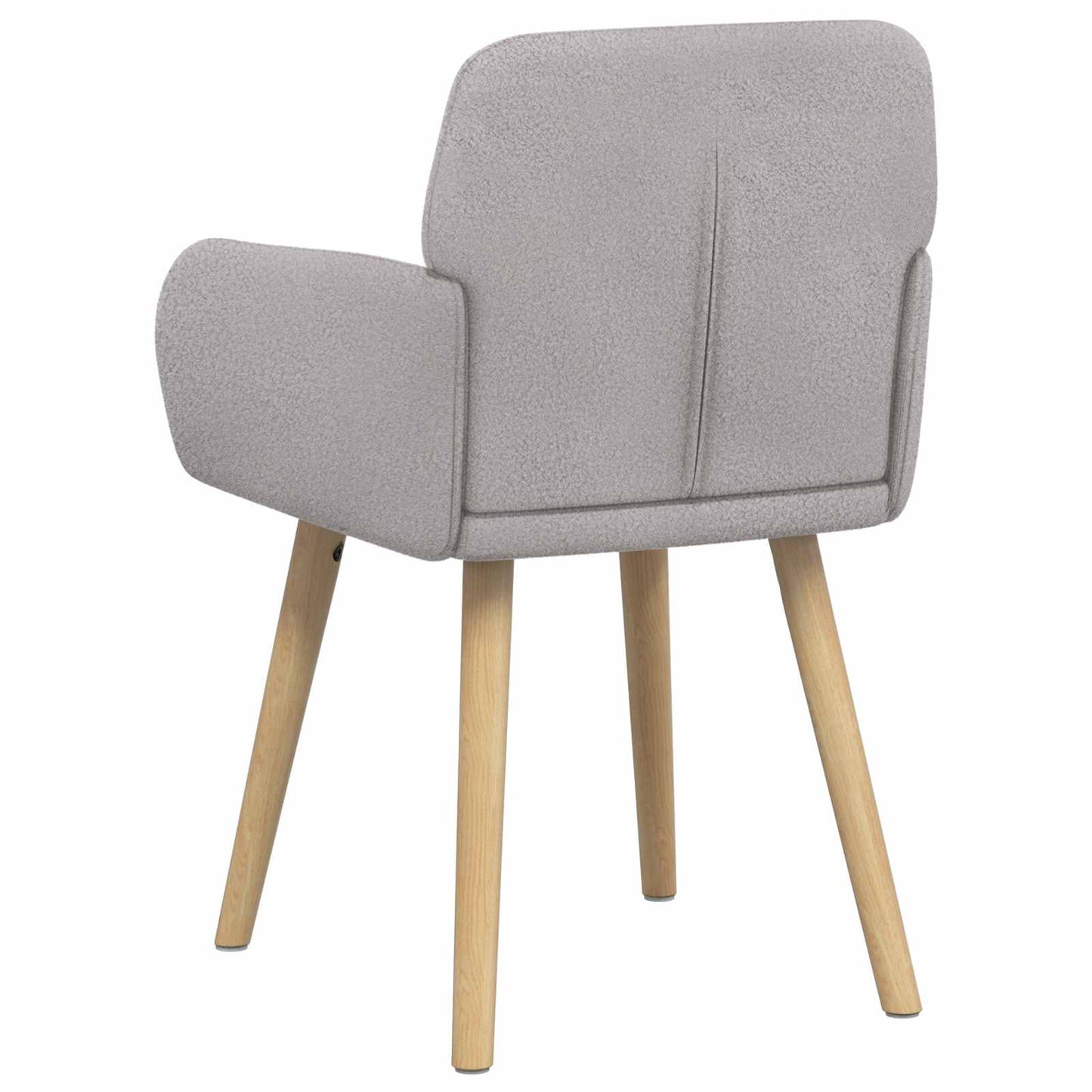 Eettafelstoelen 2 pcs Bouclé Lichtgrijs 59 x 57 x 85 cm is nu te koop bij PeponiXL, paradijselijk wonen!