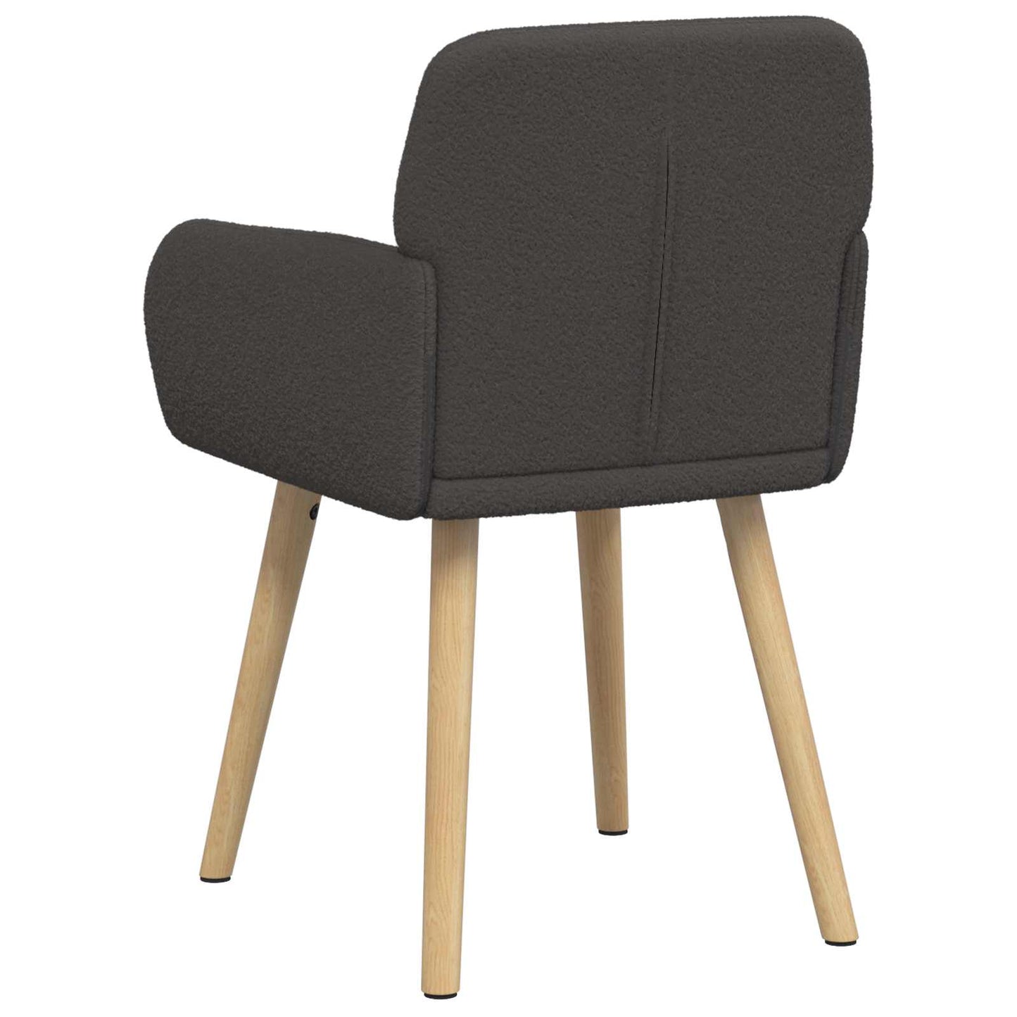 Eettafelstoelen 2 pcs Bouclé Donkergrijs 59 x 57 x 85 cm is nu te koop bij PeponiXL, paradijselijk wonen!