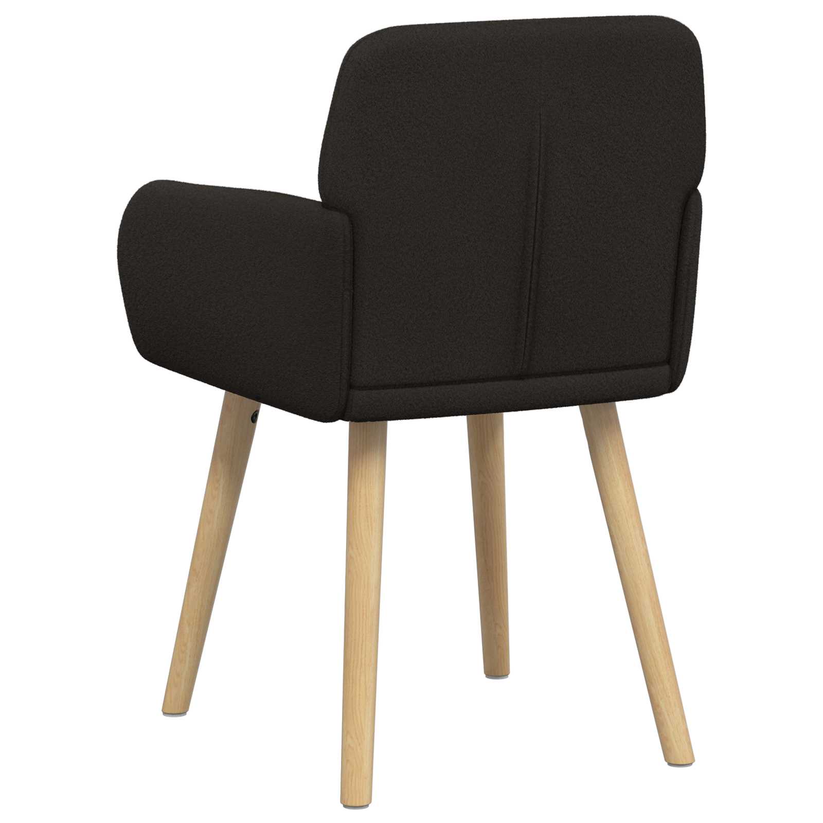 Eettafelstoelen 2 pcs Bouclé Zwart 59 x 57 x 85 cm is nu te koop bij PeponiXL, paradijselijk wonen!
