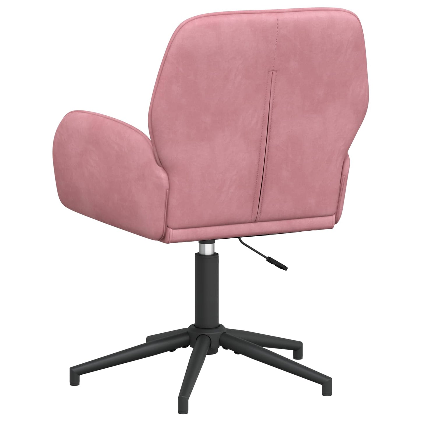 Draaischrijfstoel 54 x 55 x 90 cm Roze fluweel