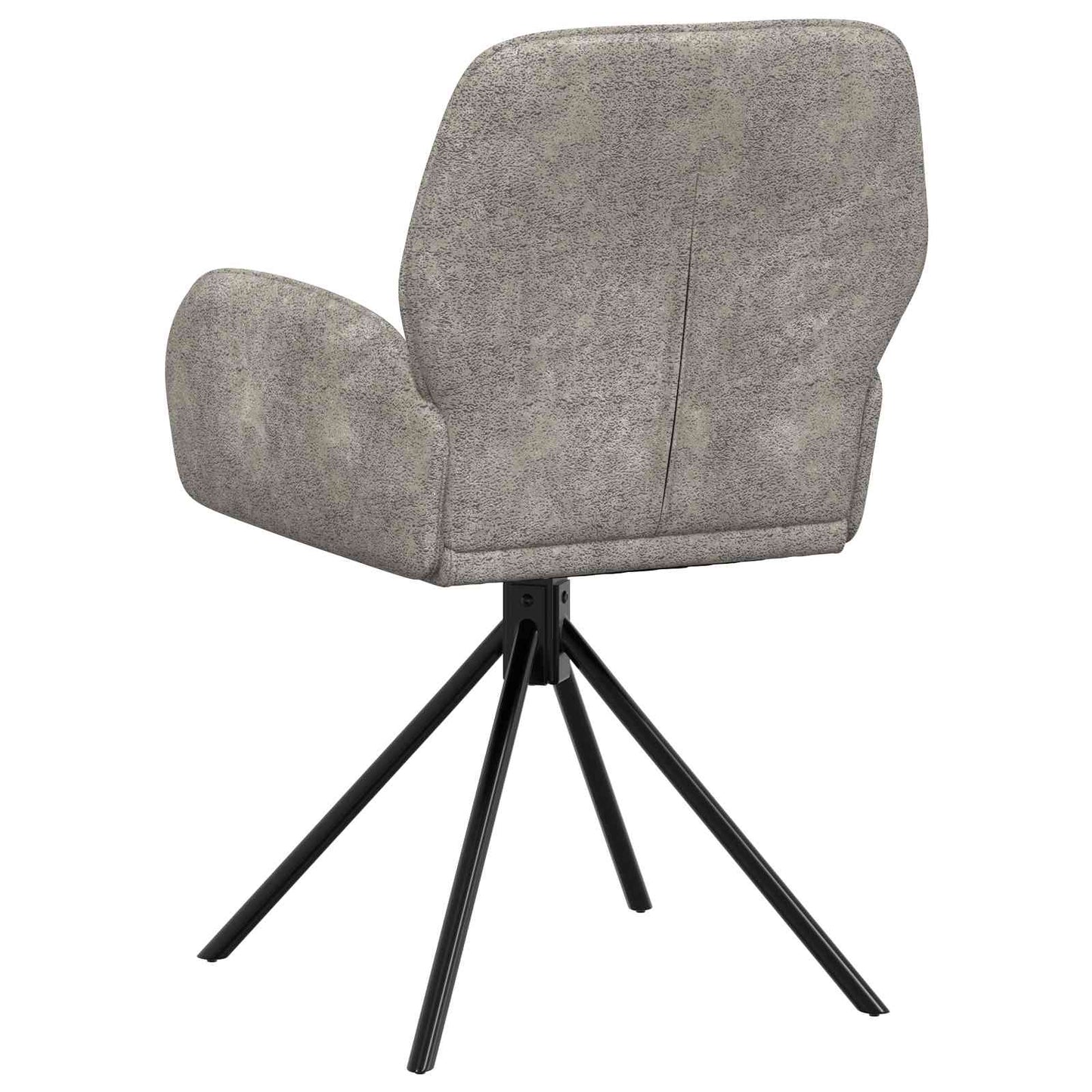 Draai Eetstoelen 2 pcs Nep Suede Leer Lichtgrijs is nu te koop bij PeponiXL, paradijselijk wonen!
