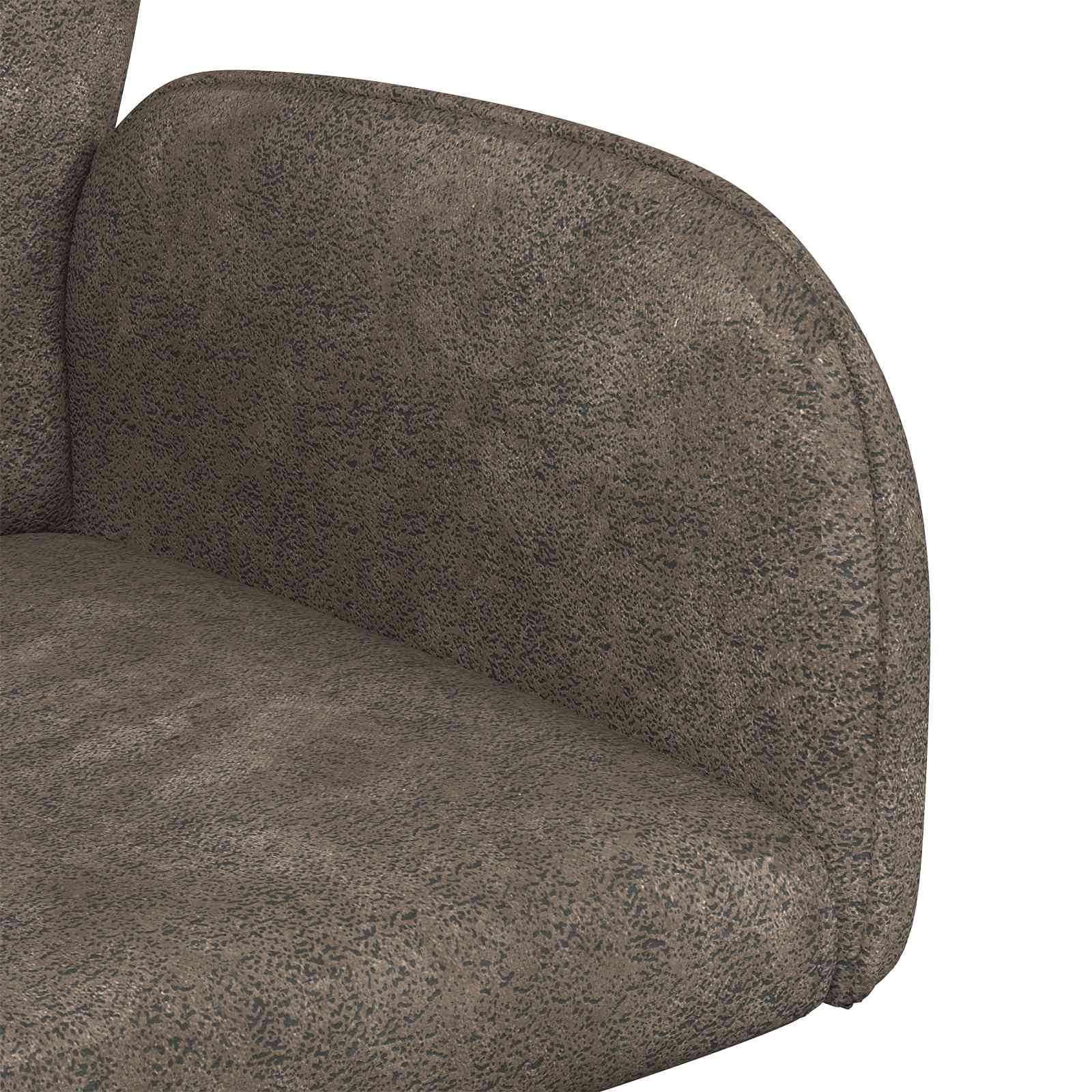 Draai Eetstoelen 2 pcs Nep Suede Leer Donkergrijs is nu te koop bij PeponiXL, paradijselijk wonen!