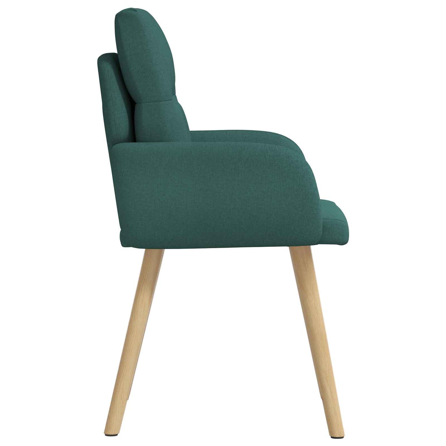 Eettafelstoelen 2 pcs Stof Donkergroen 60 x 56 x 96 cm is nu te koop bij PeponiXL, paradijselijk wonen!