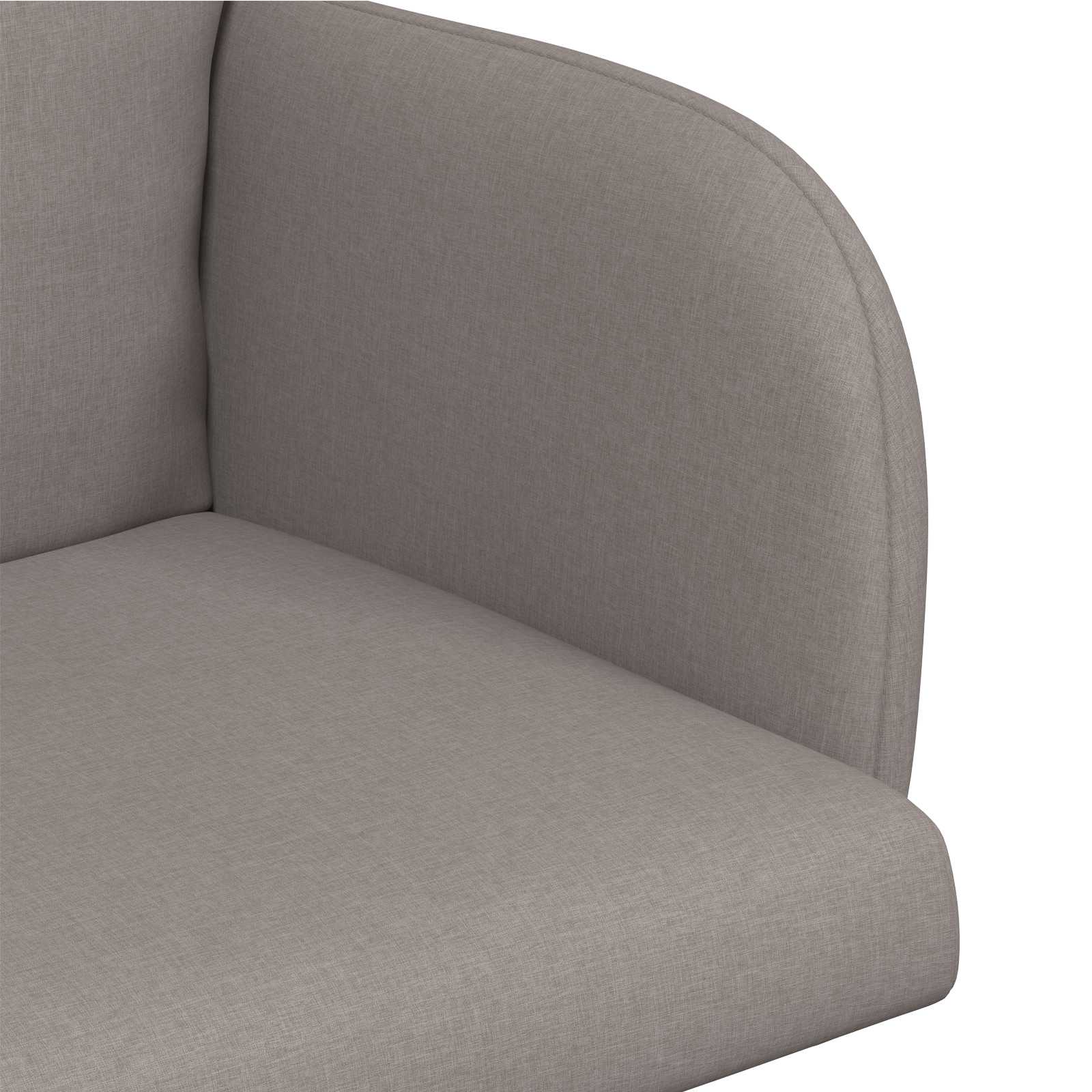 Eettafelstoelen 2 pcs Stof Taupe 60 x 56 x 96 cm is nu te koop bij PeponiXL, paradijselijk wonen!