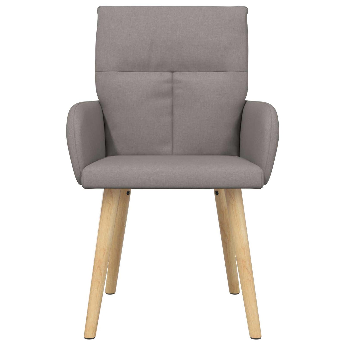 Eettafelstoelen 2 pcs Stof Taupe 60 x 56 x 96 cm is nu te koop bij PeponiXL, paradijselijk wonen!