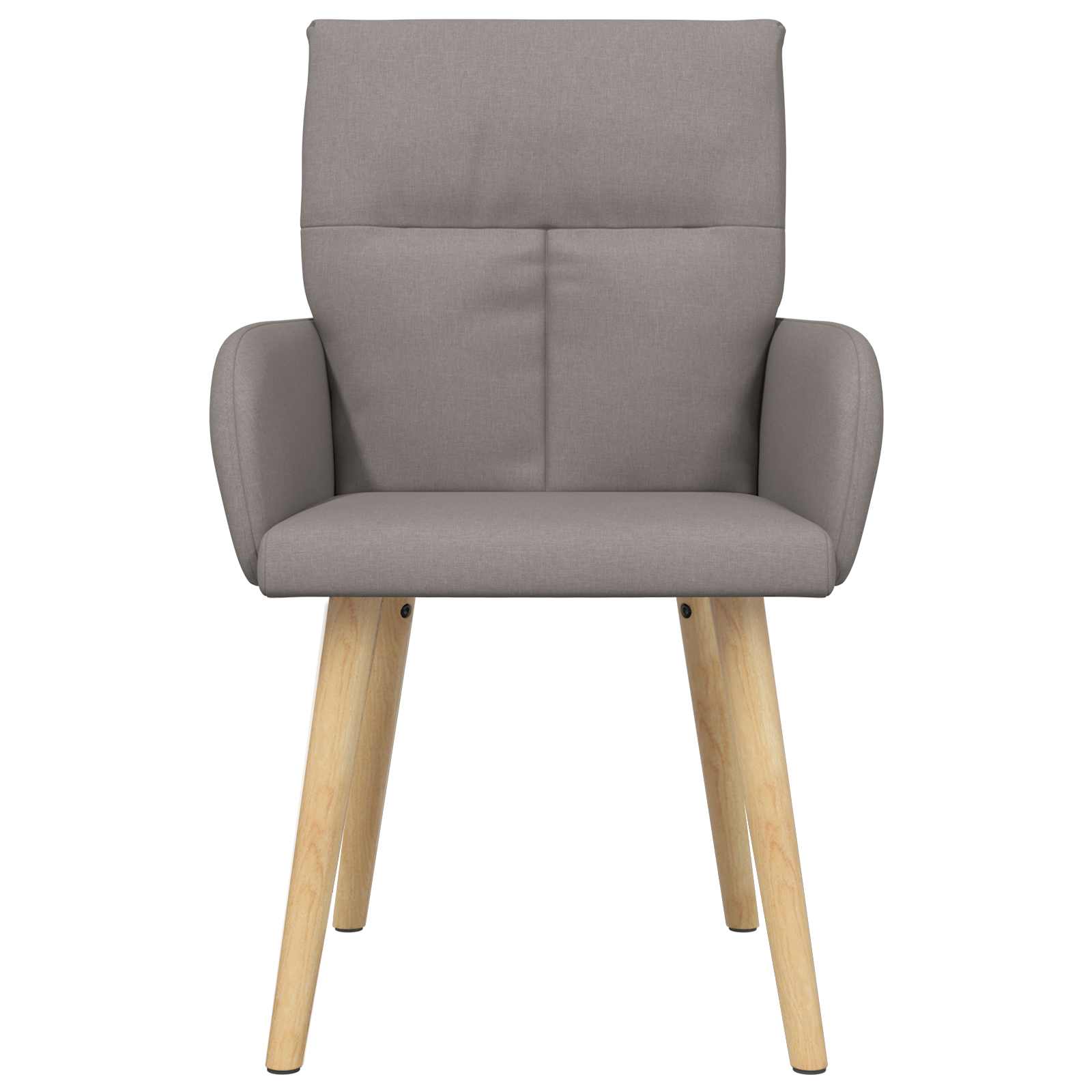 Eettafelstoelen 2 pcs Stof Taupe 60 x 56 x 96 cm is nu te koop bij PeponiXL, paradijselijk wonen!